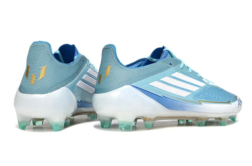 F50 Elite FG Laced Blue Ice Messi 6 US
