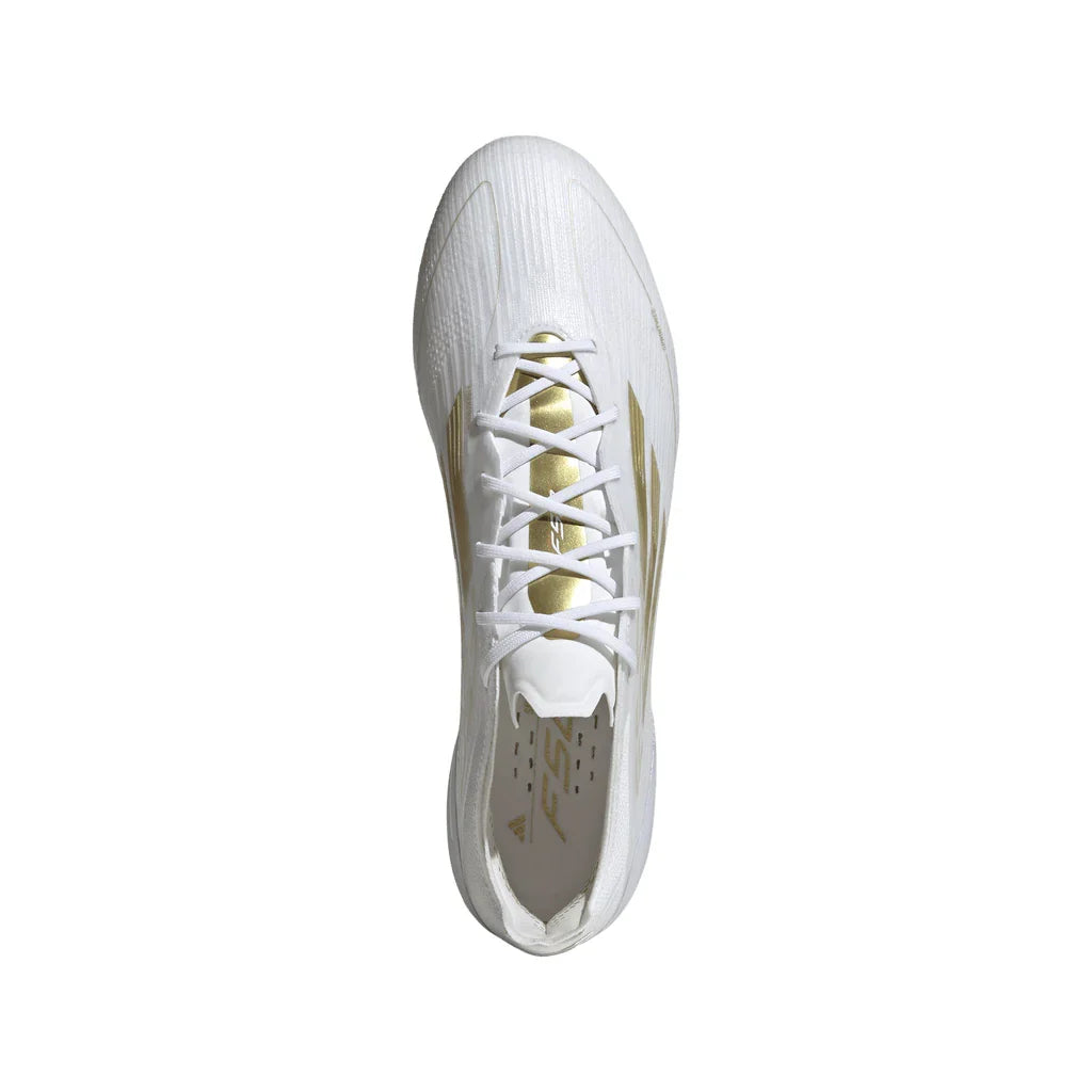 F50 Elite FG Laced White & Gold