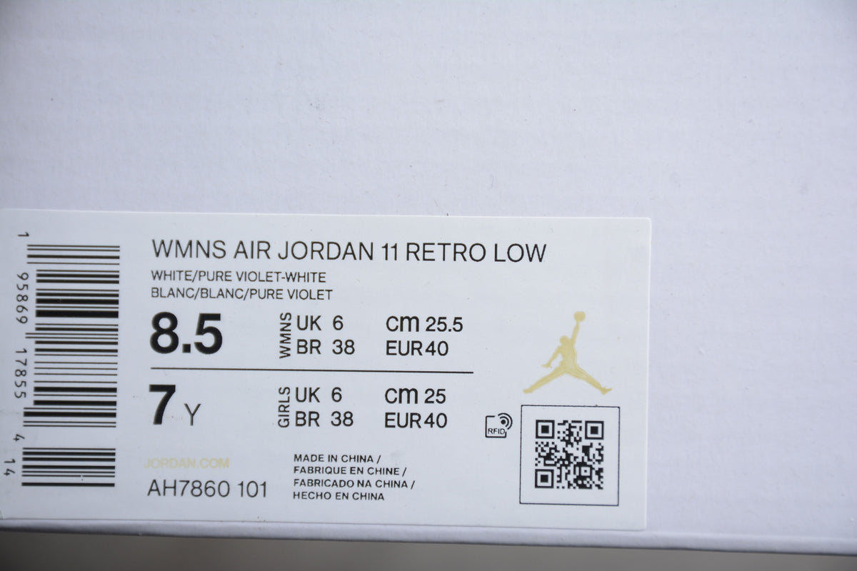 Air Jordan 11 Low Pure Violet
