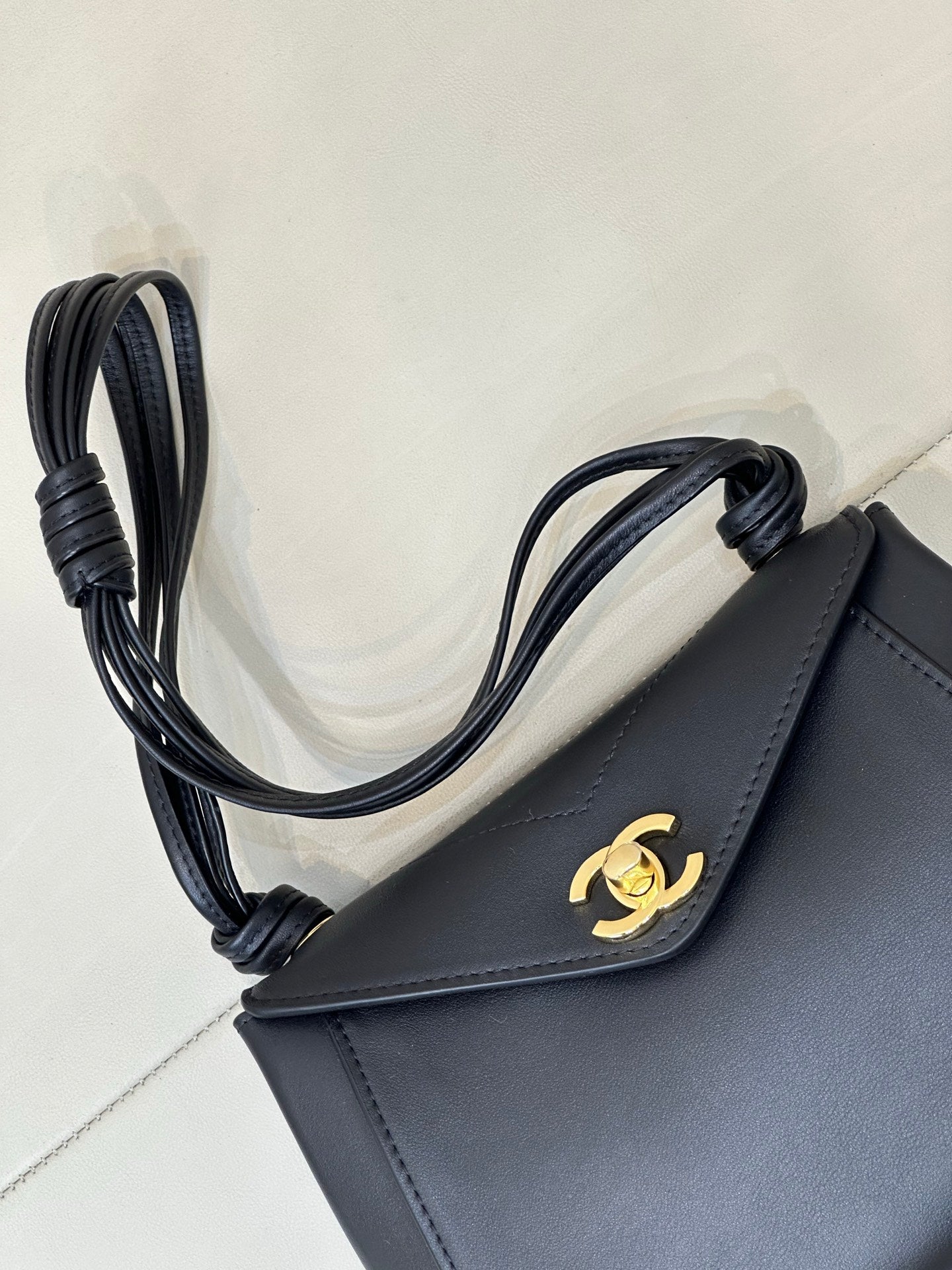 CC 26A Métiers d’Art Envelope Bag Black Lambskin