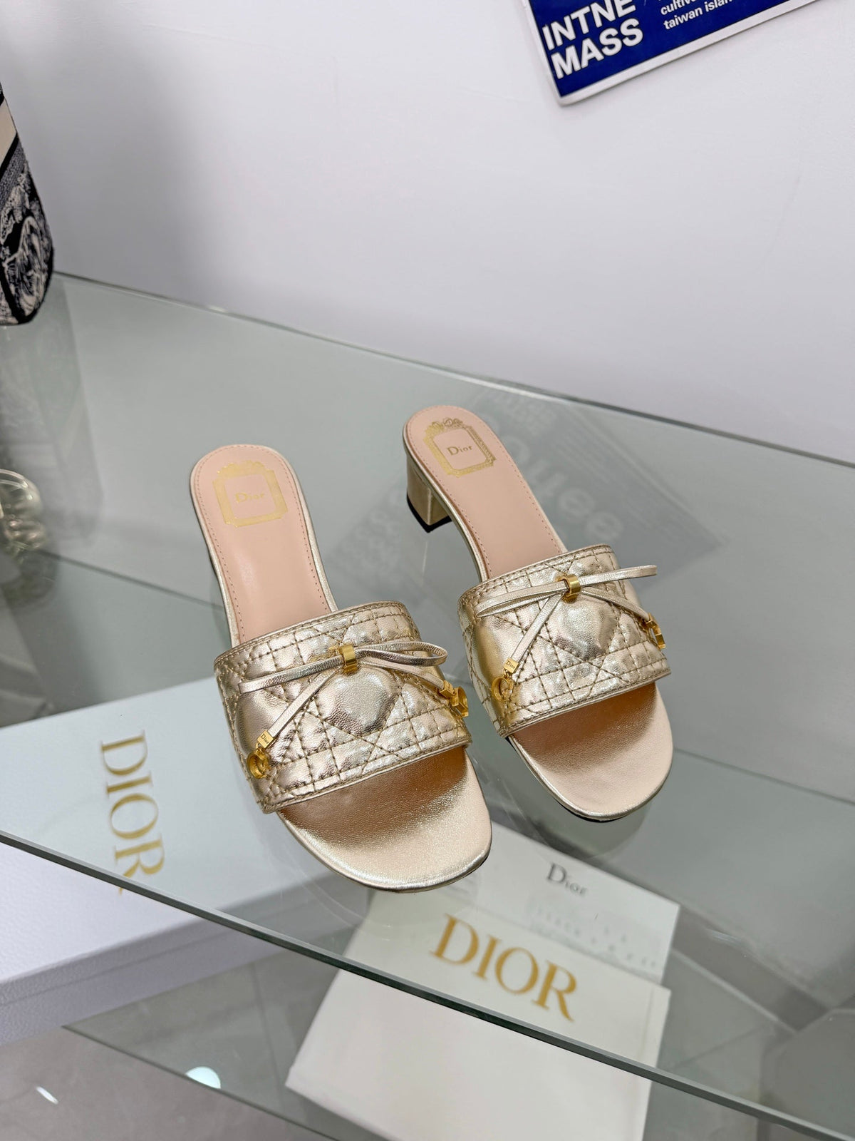 Dior 2026 Sandal 45mm Metallic Leather 844877