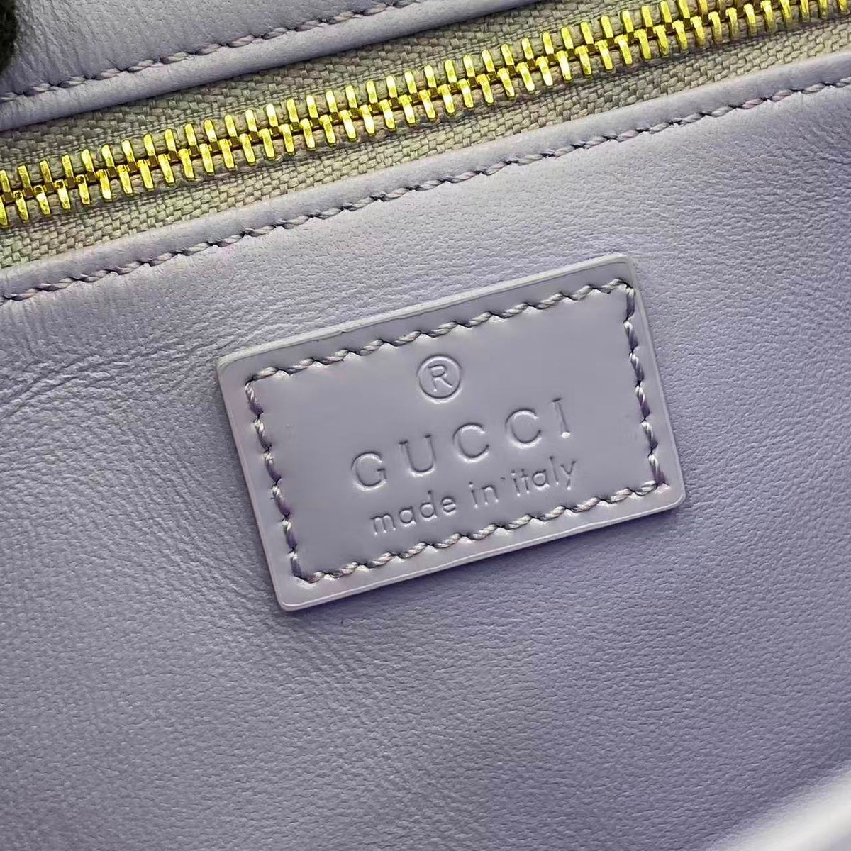 Gucci 25 Siena Bag 22.5cm Light Purple Gold Leather 292571