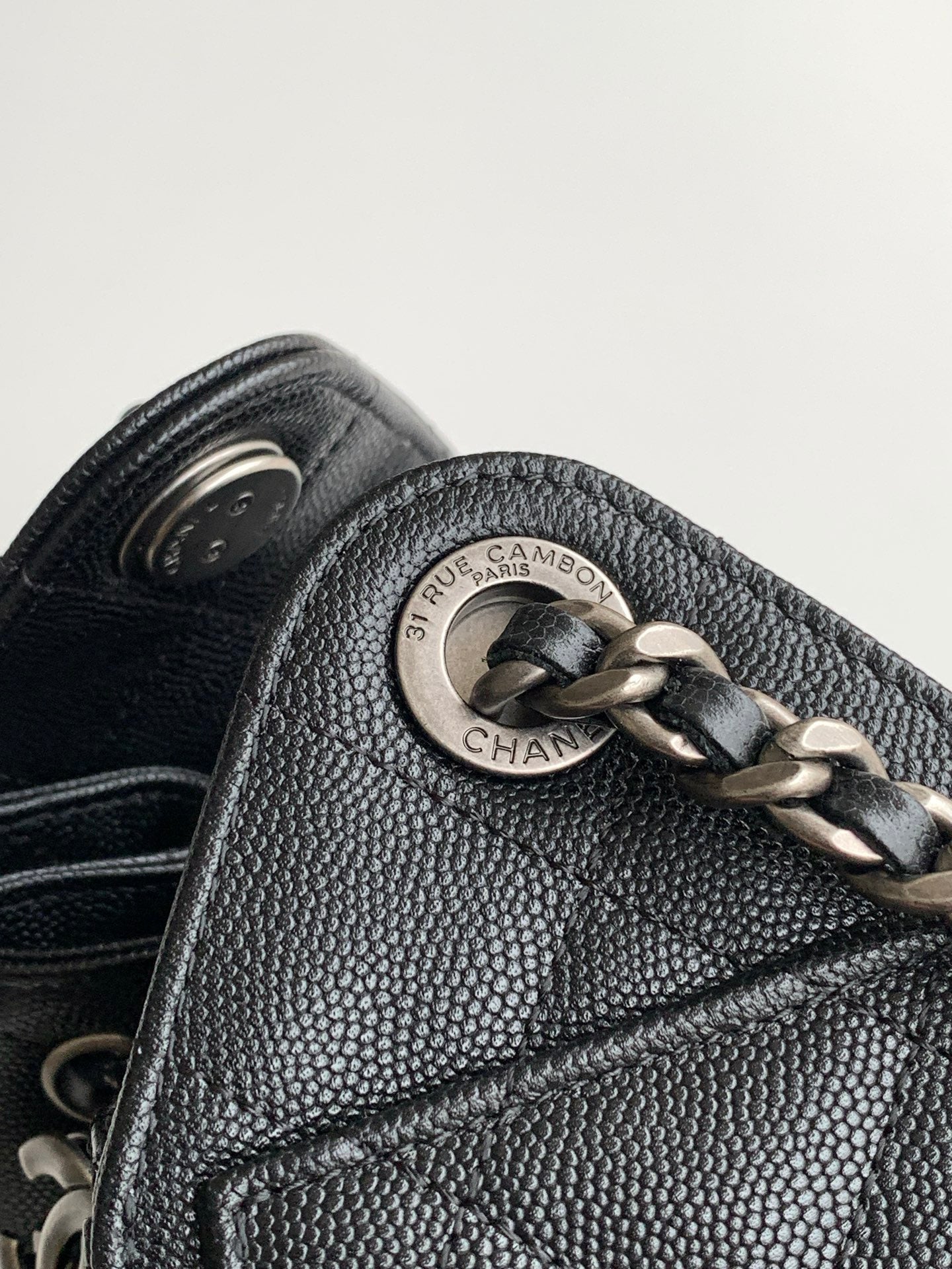 Chanel 25S Hobo Bag 22 in Black Caviar Leather