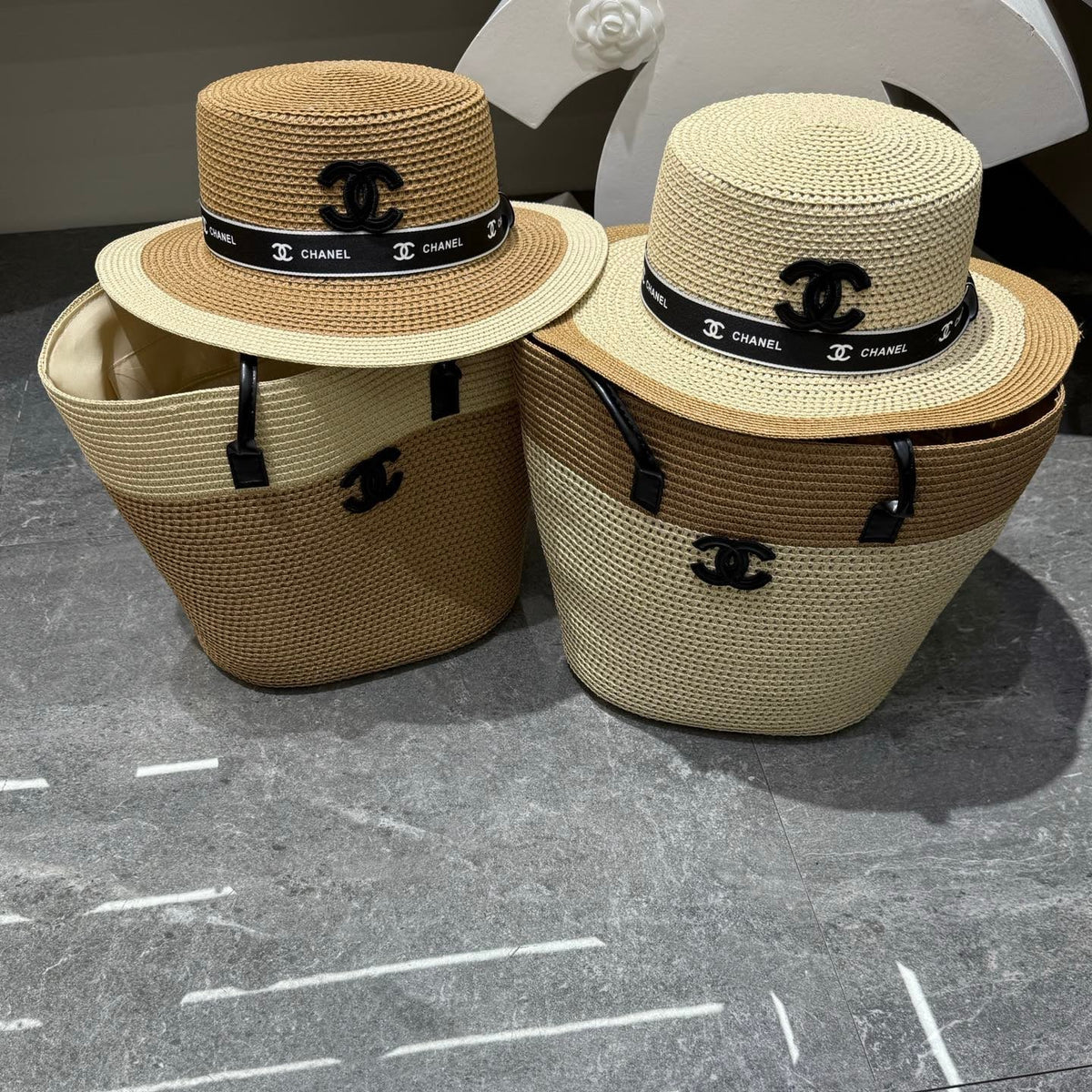 CC Tote Bag & Hat Set Plant Grass 209742