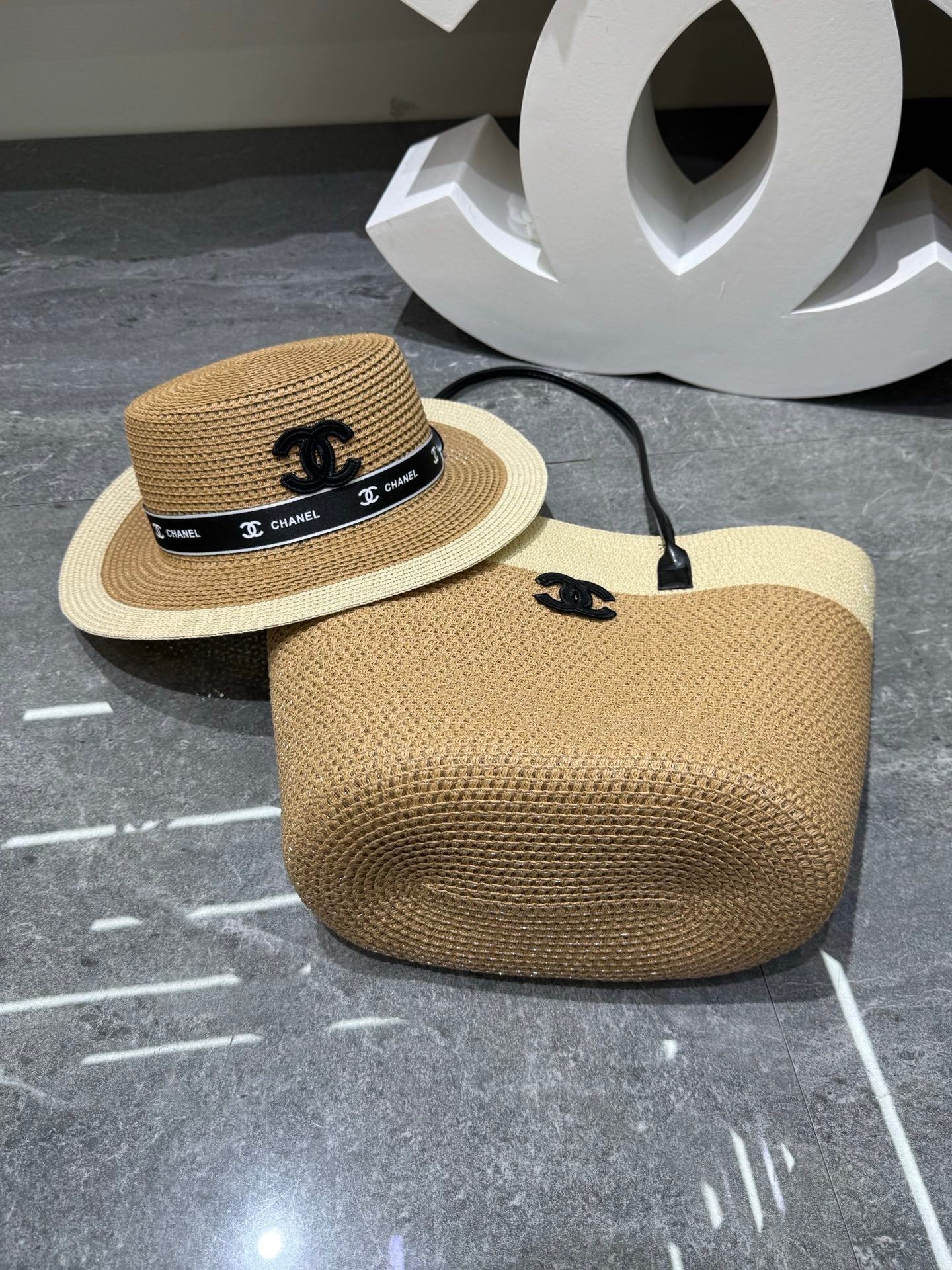 CC Tote Bag & Hat Set Plant Grass 209742