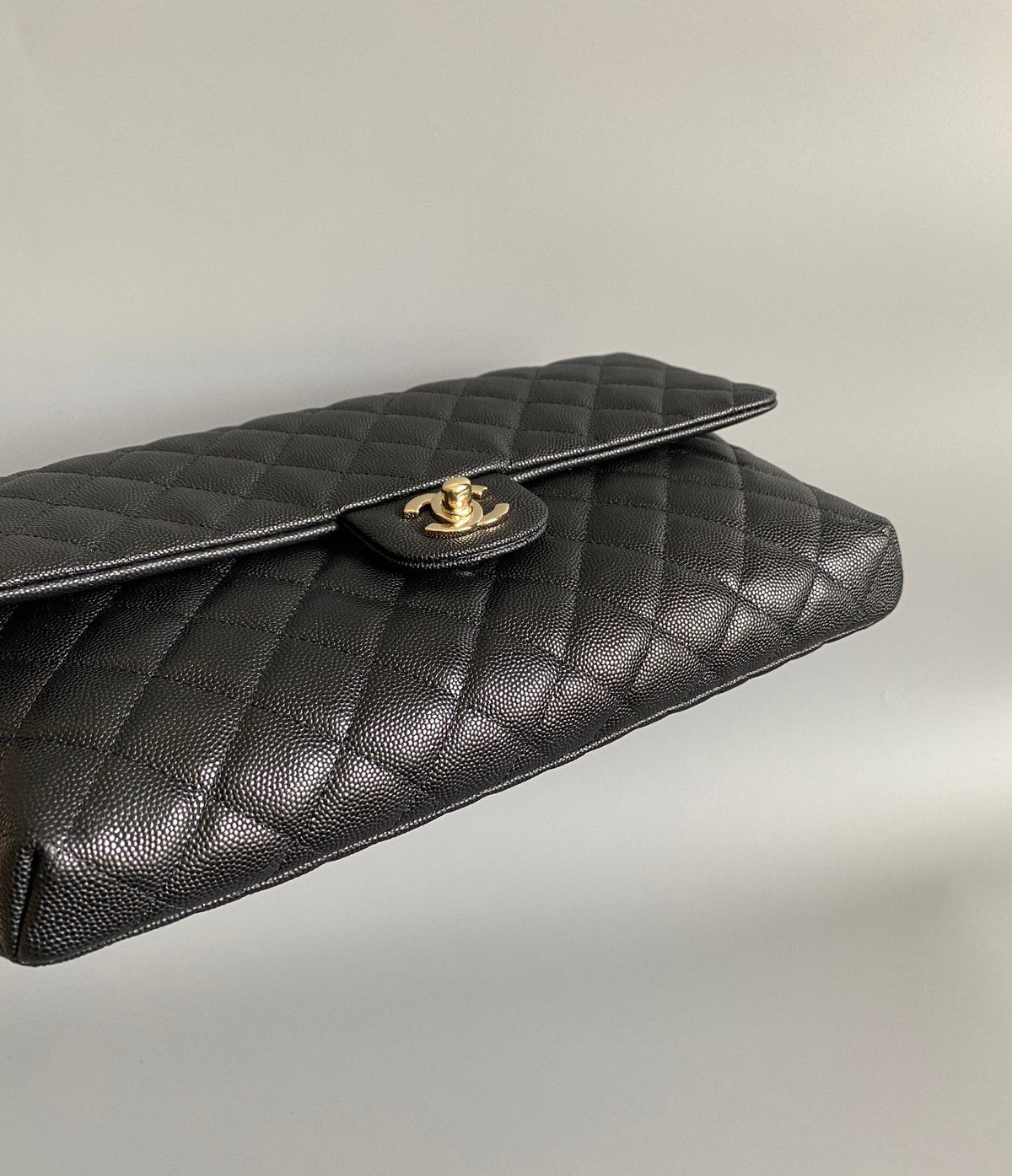 CC Handbag 28cm Black Caviar Leather