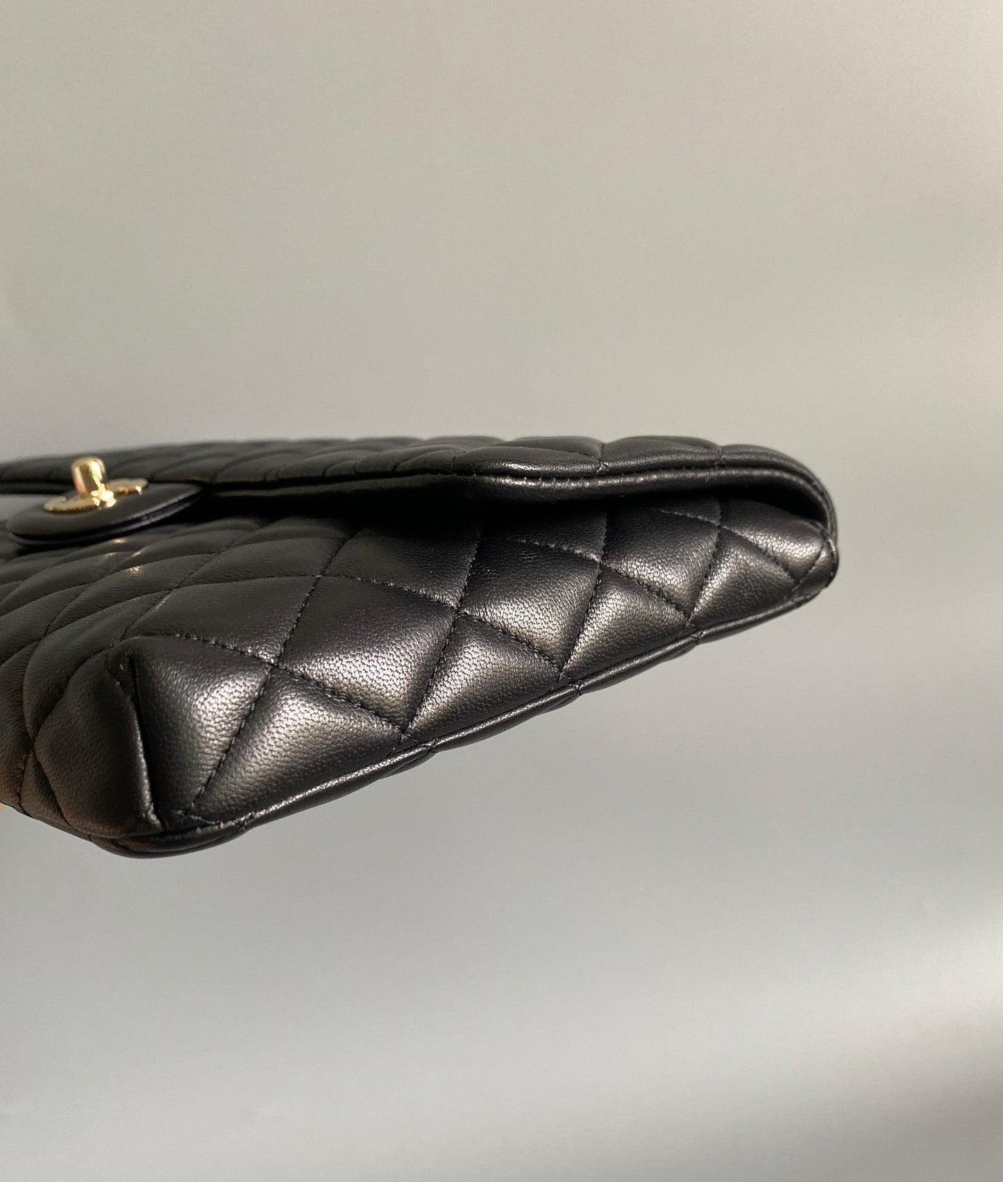 CC Handbag 28cm Black Lambskin