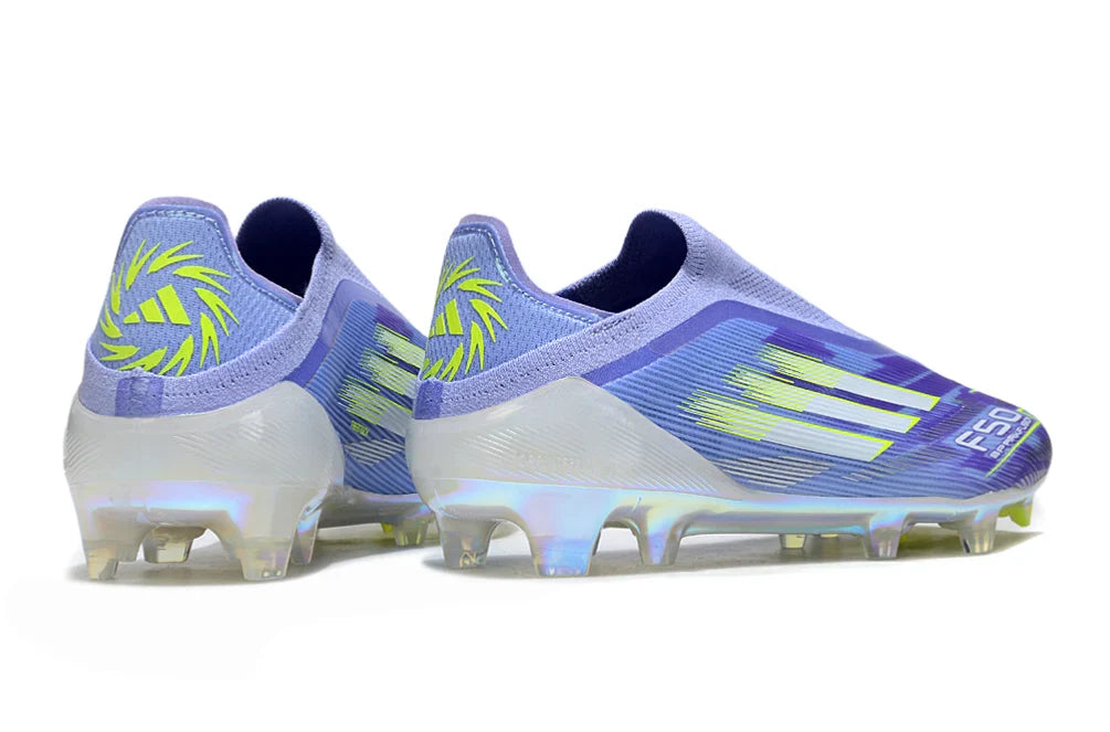 F50 Elite FG LL Purple/Green 9.5 US