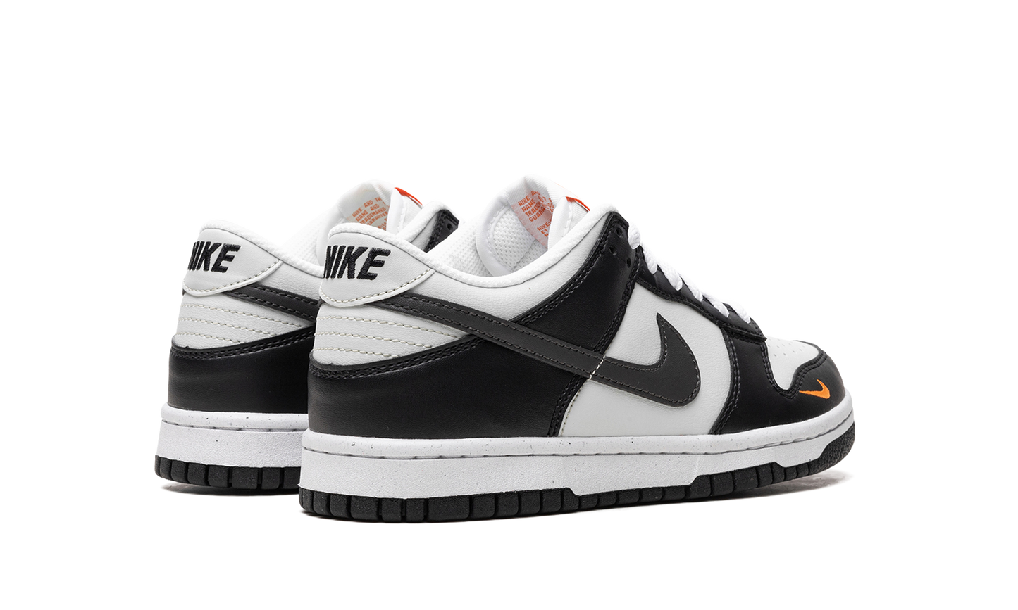 Dunk Low Next Nature GS "Black Bright Mandarin" FN7784 001