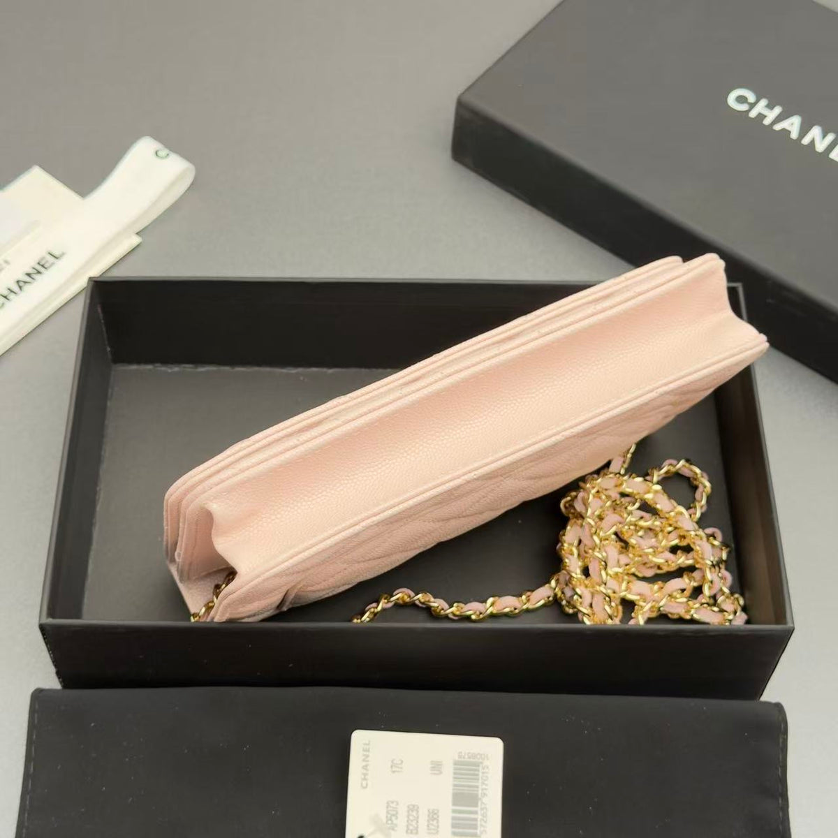 CC 26s WOC 19cm Light Pink Caviar Gold Hardware