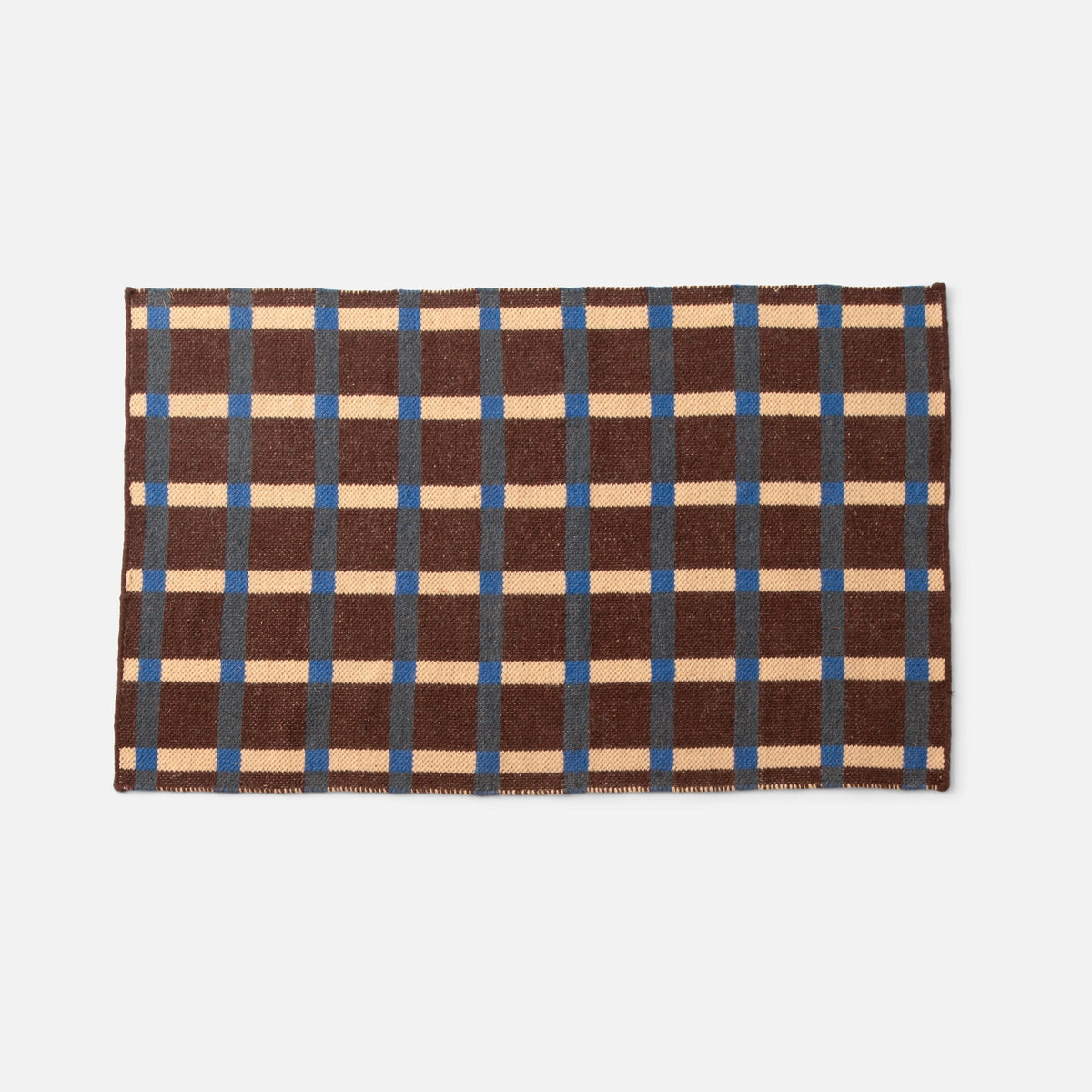 Plaid Wool Rug