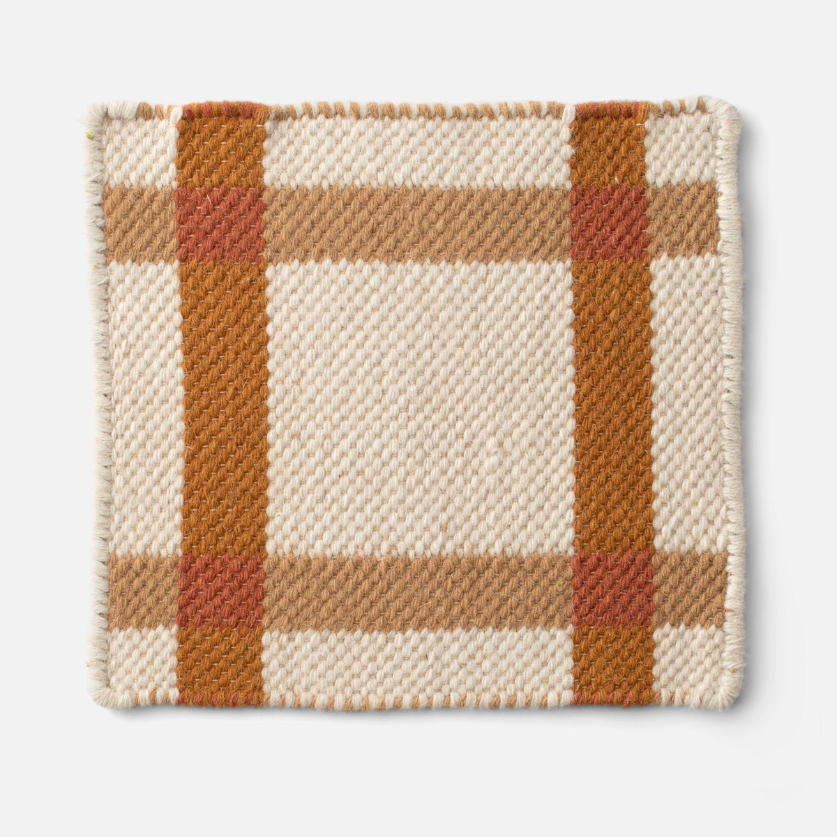 Plaid Wool Rug