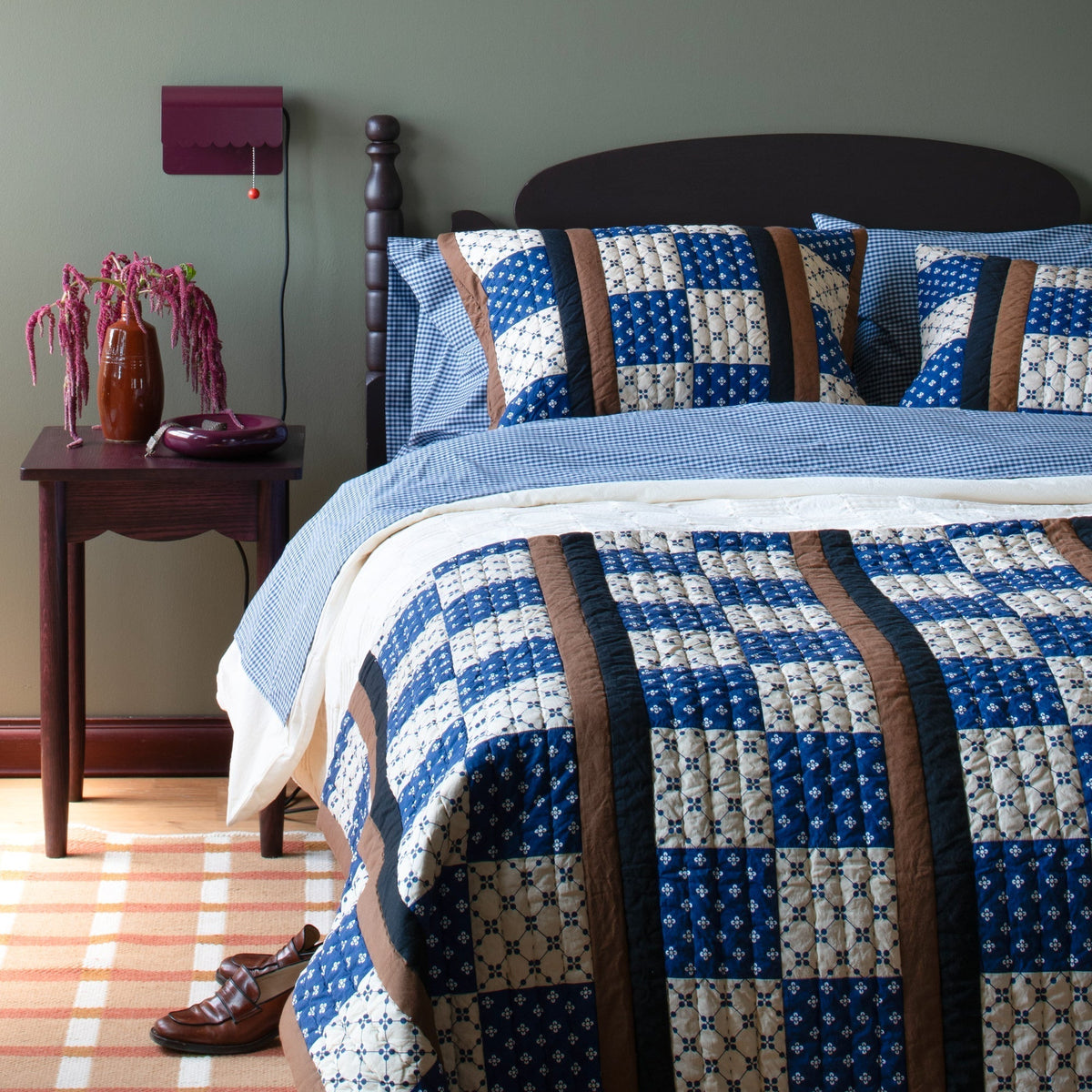 Plaid Wool Rug