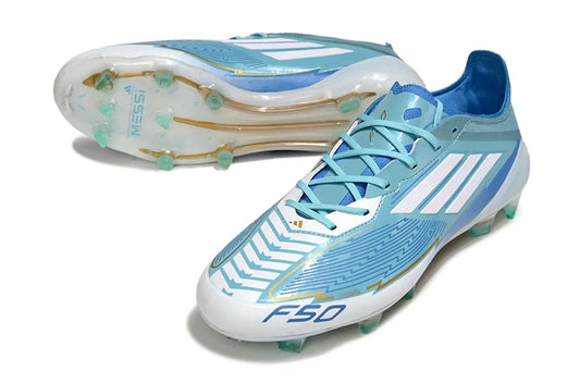 F50 Elite FG Laced Blue Ice Messi 6 US
