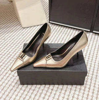 YSL 26ss High Heel Pumps 75 Calfskin