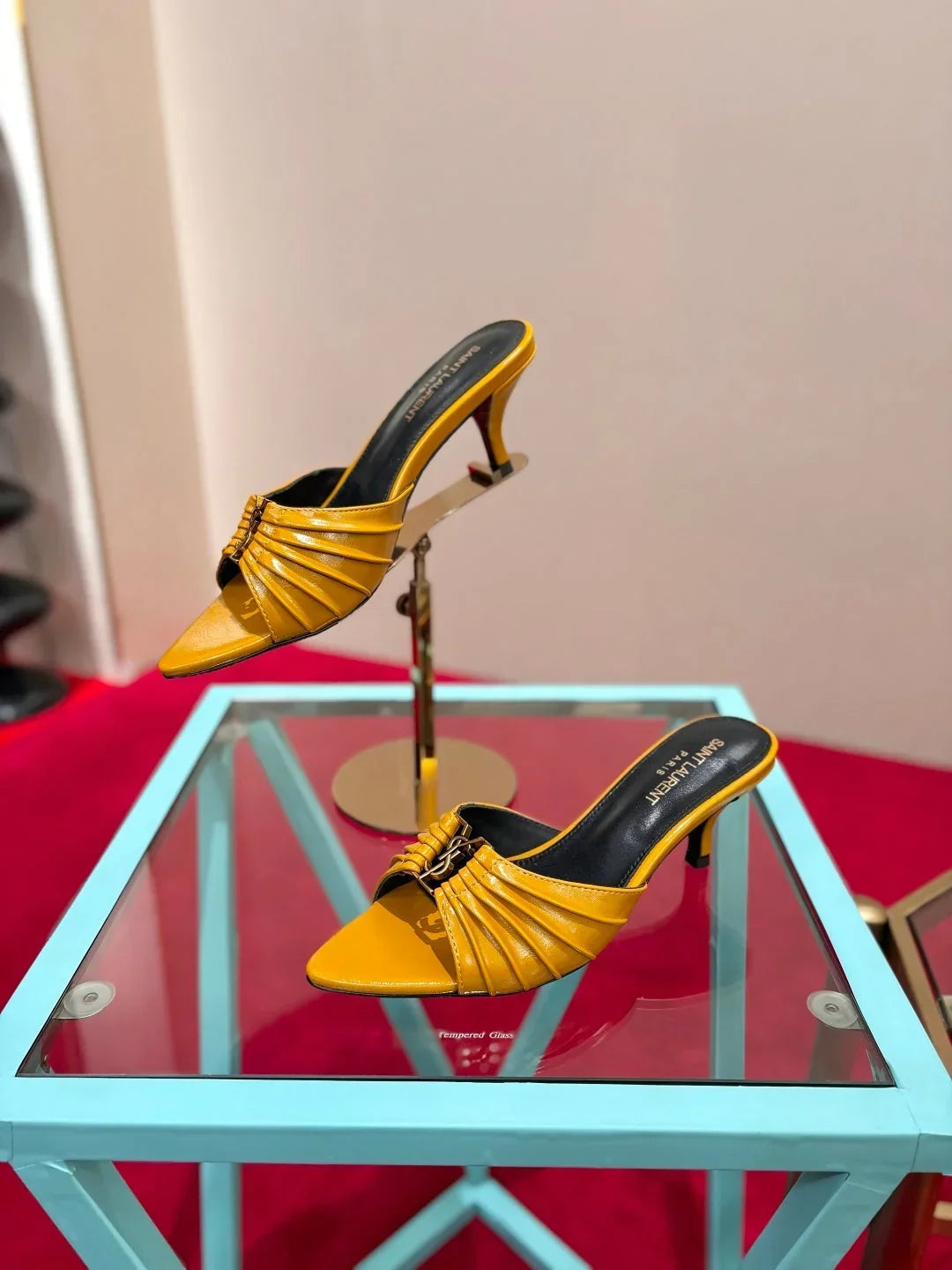 YSL 2026  Sandal 6cm Smooth Calfskin 925205