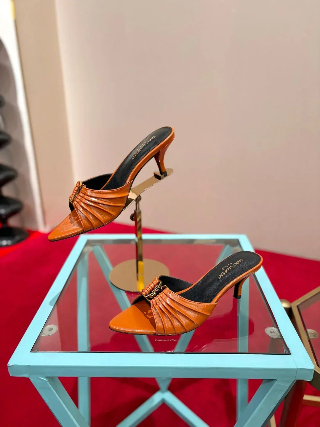YSL 2026  Sandal 6cm Smooth Calfskin 925205