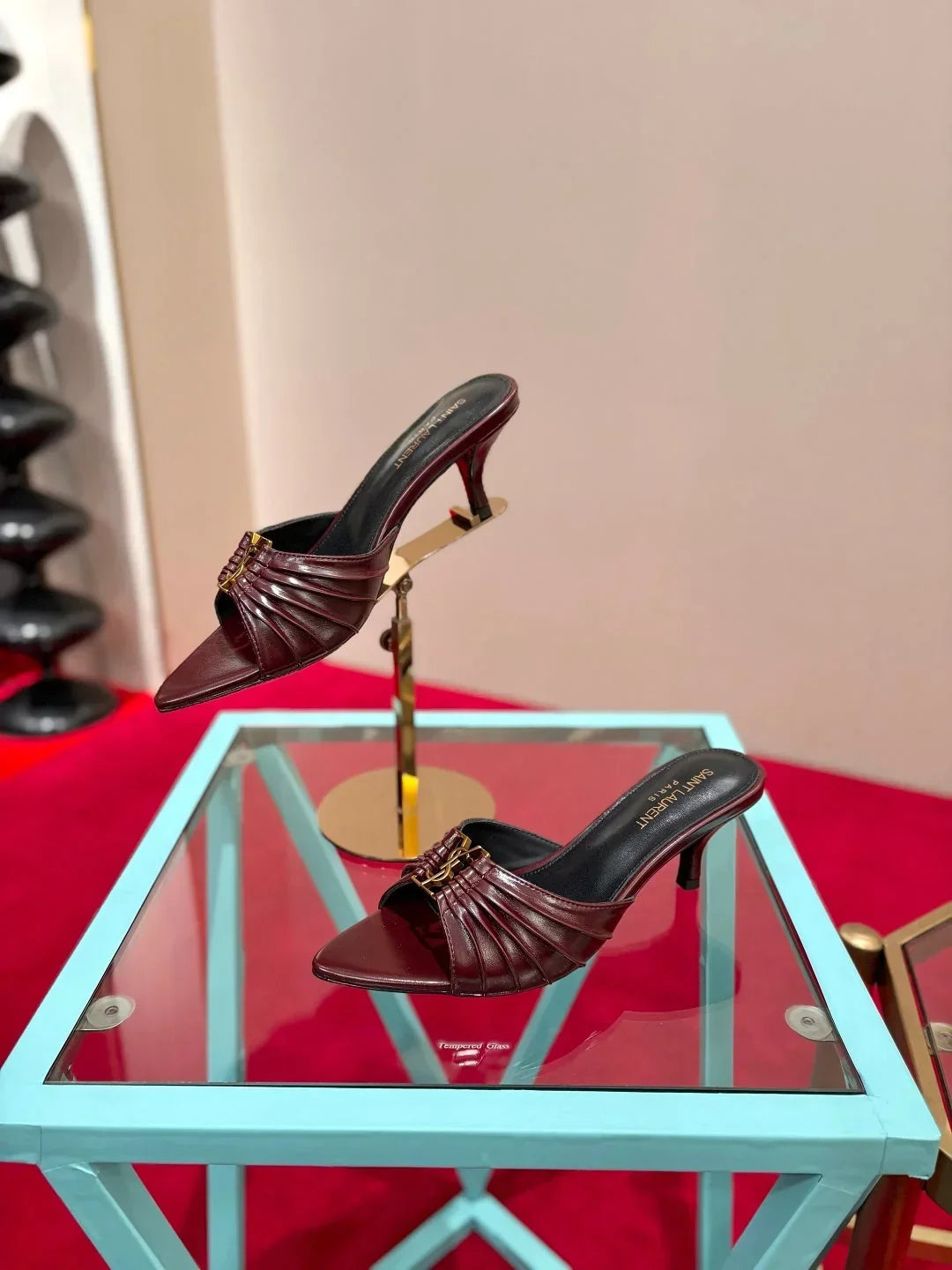 YSL 2026  Sandal 6cm Smooth Calfskin 925205