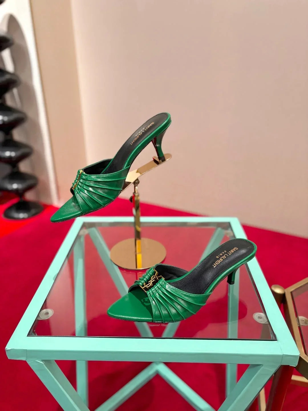 YSL 2026  Sandal 6cm Smooth Calfskin 925205
