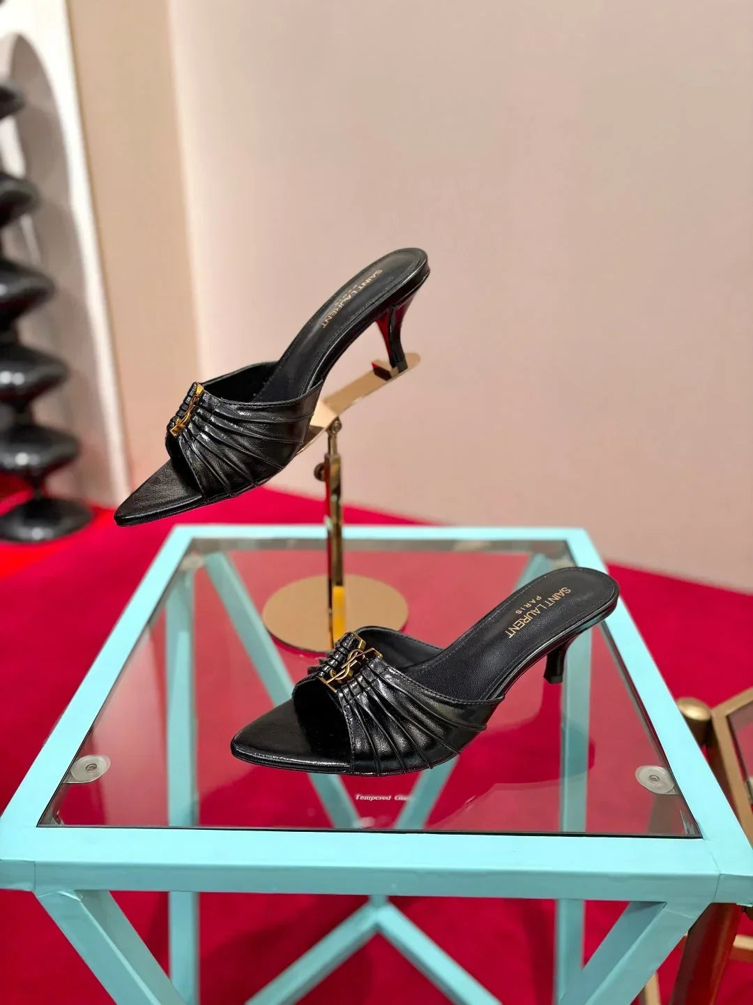 YSL 2026  Sandal 6cm Smooth Calfskin 925205