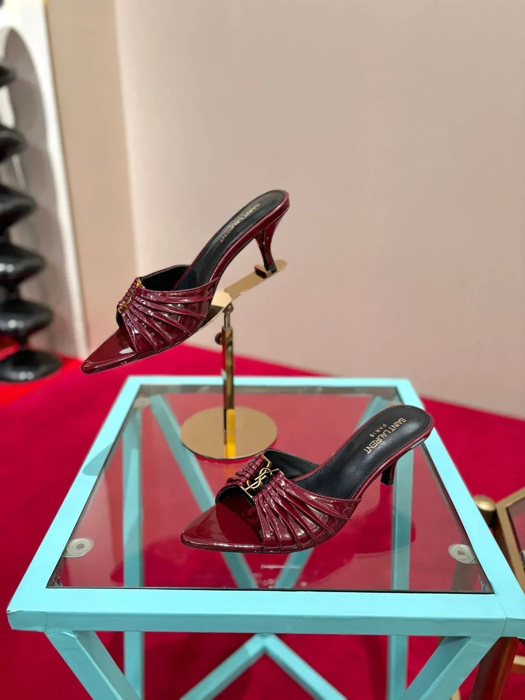 YSL 2026  Sandal 6cm Smooth Calfskin 925205