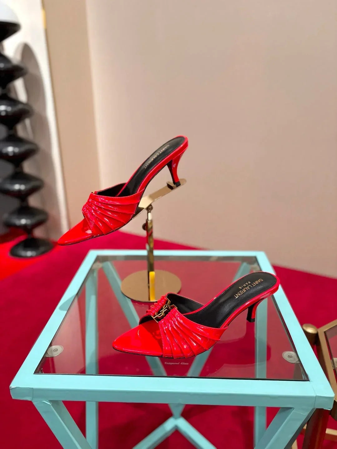 YSL 2026  Sandal 6cm Smooth Calfskin 925205