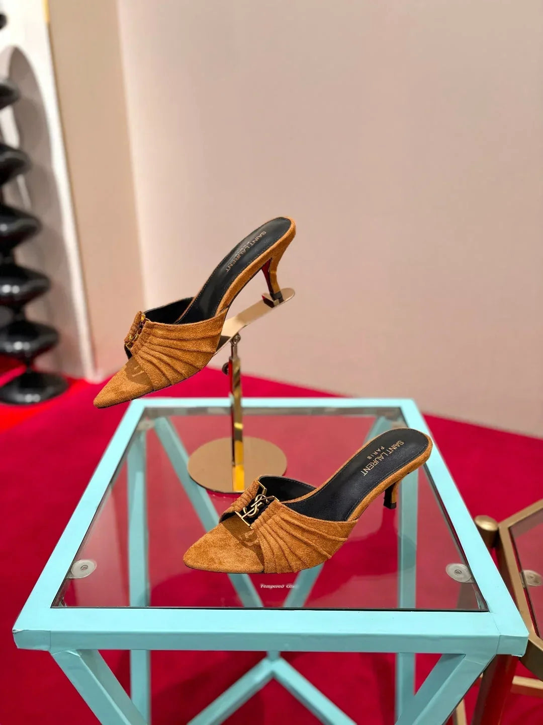 YSL 2026  Sandal 6cm Smooth Calfskin 925205