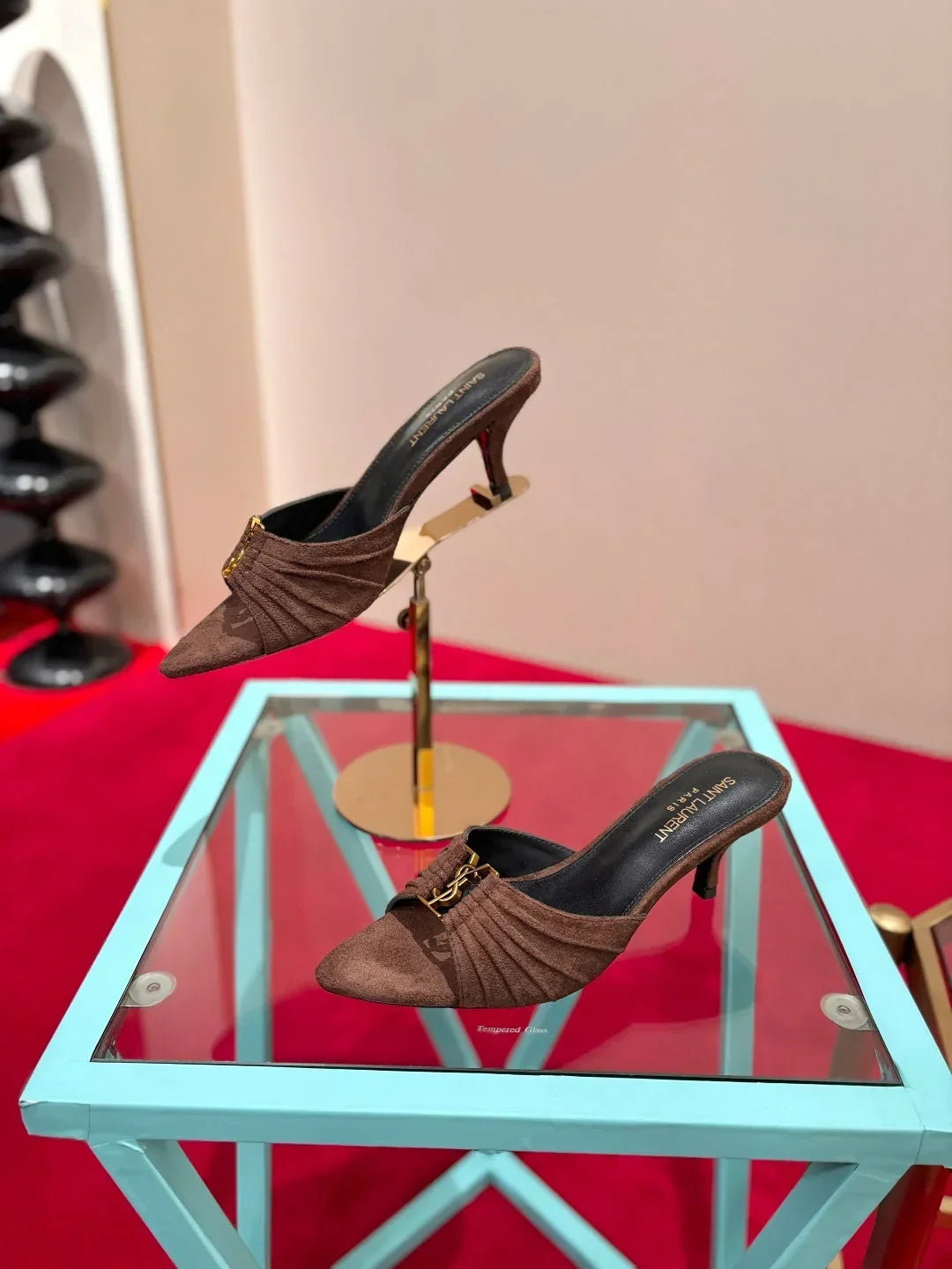 YSL 2026  Sandal 6cm Smooth Calfskin 925205
