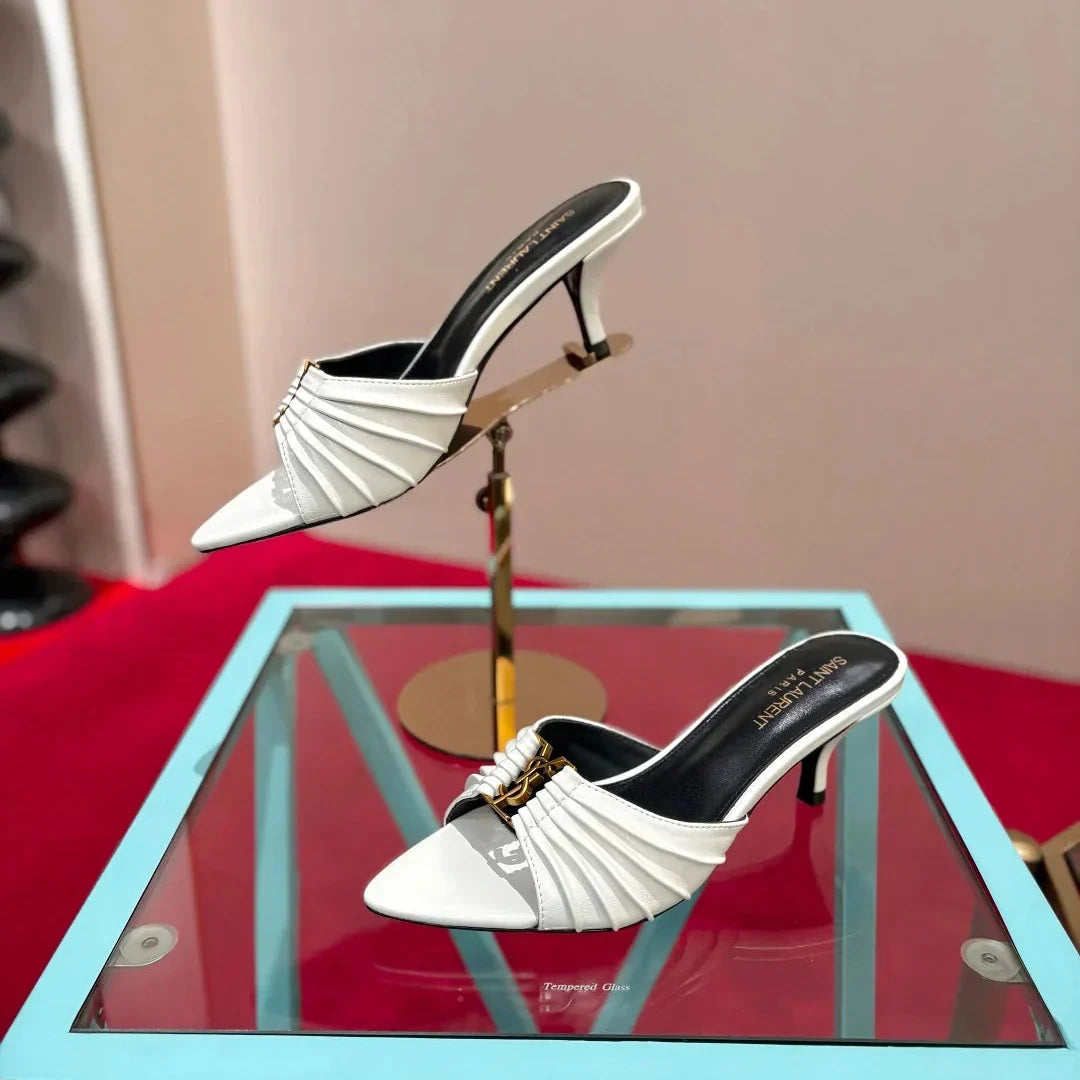 YSL 2026  Sandal 6cm Smooth Calfskin 925205
