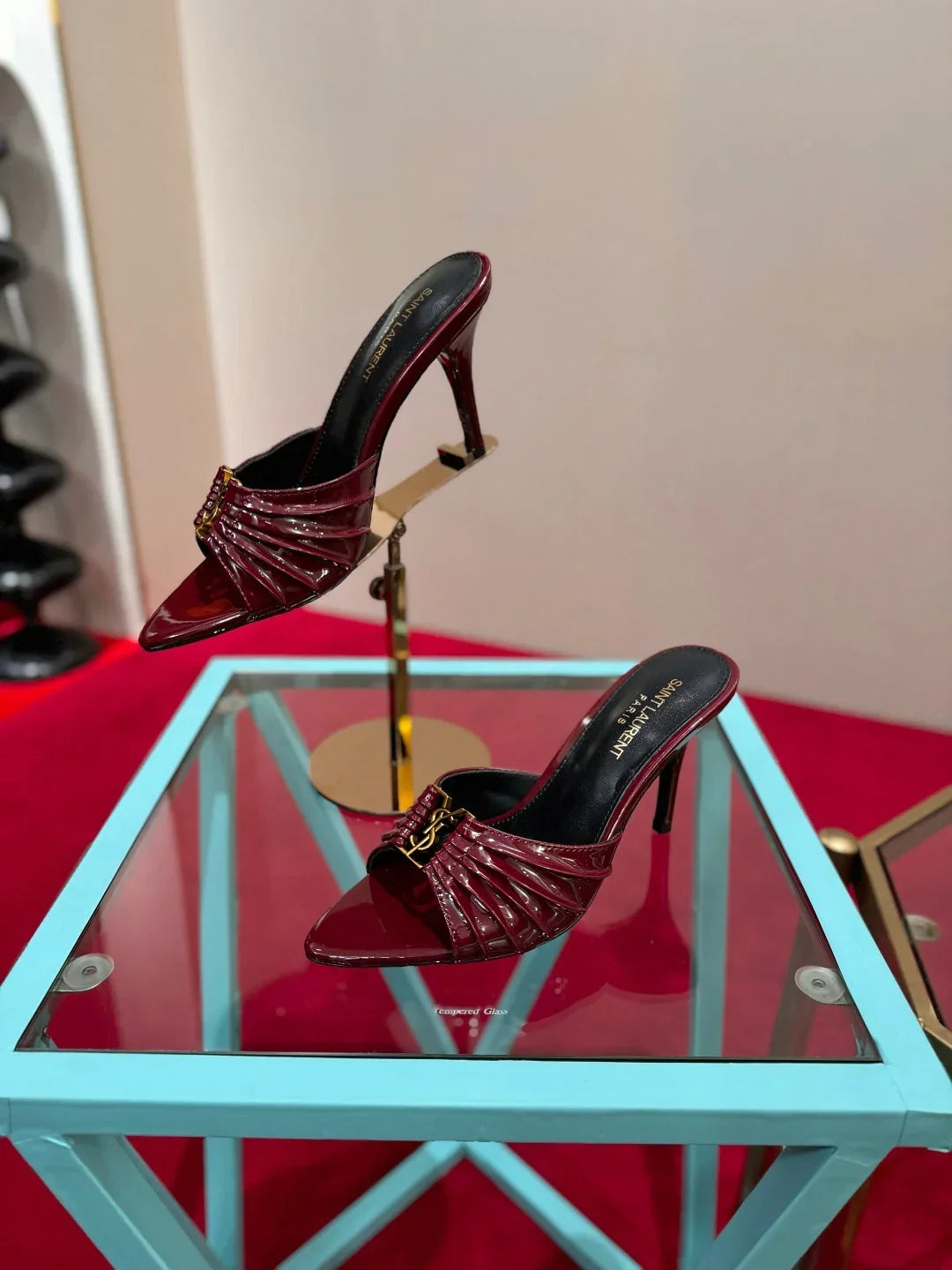 YSL 2026  Sandal 10cm Smooth Calfskin 925205