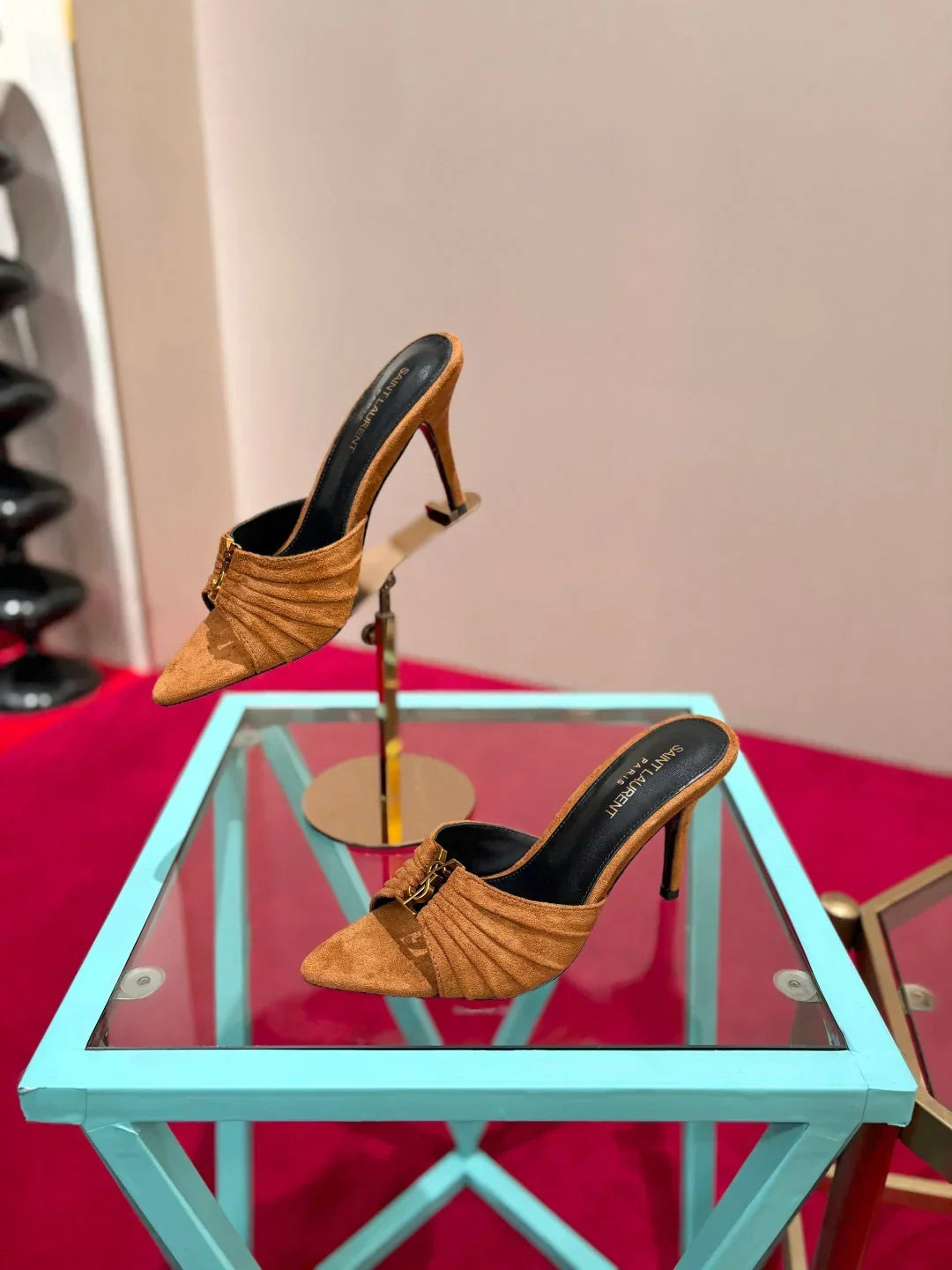 YSL 2026  Sandal 10cm Smooth Calfskin 925205