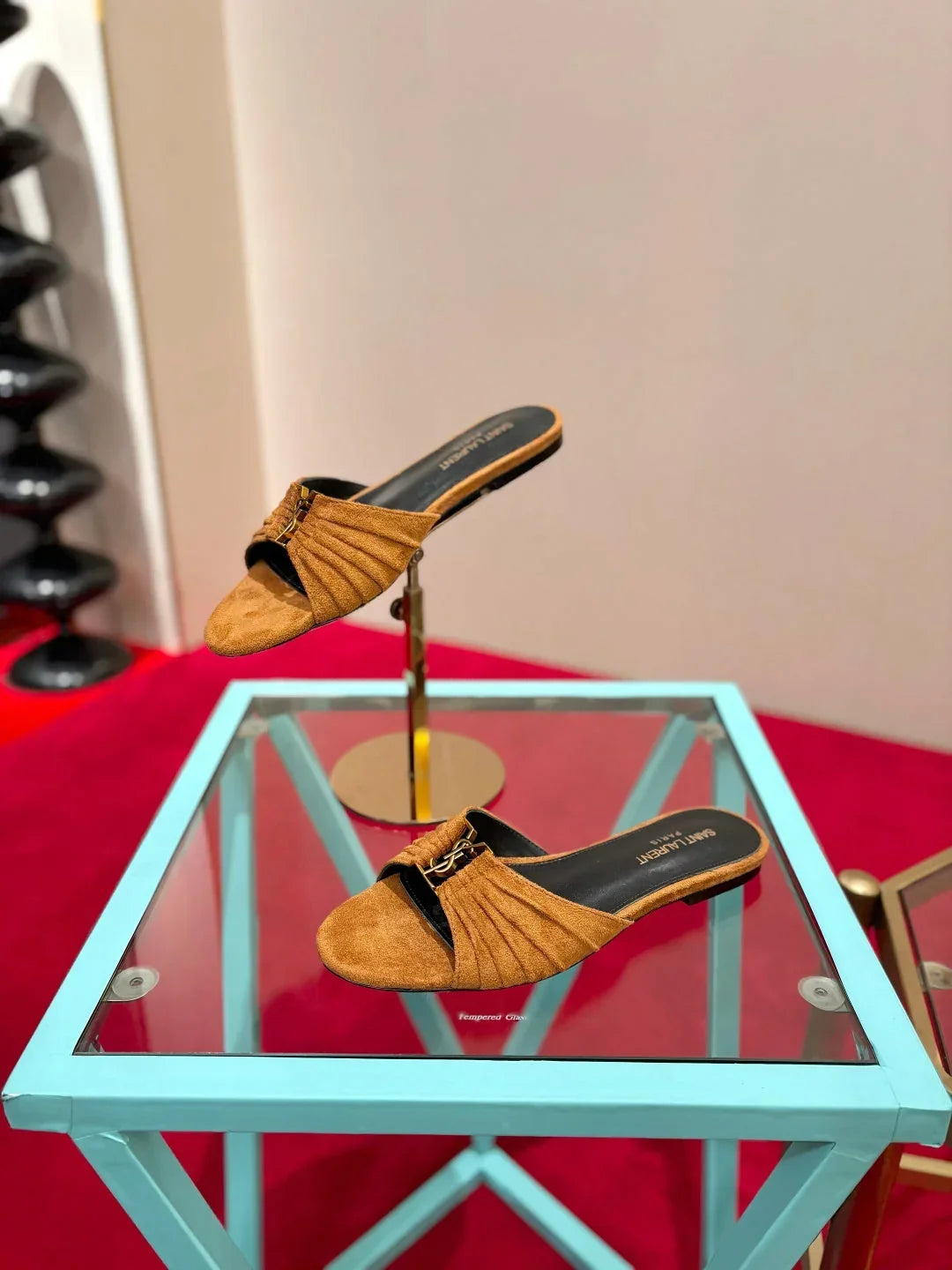 YSL 2026 Flat Sandal Smooth Calfskin 925205
