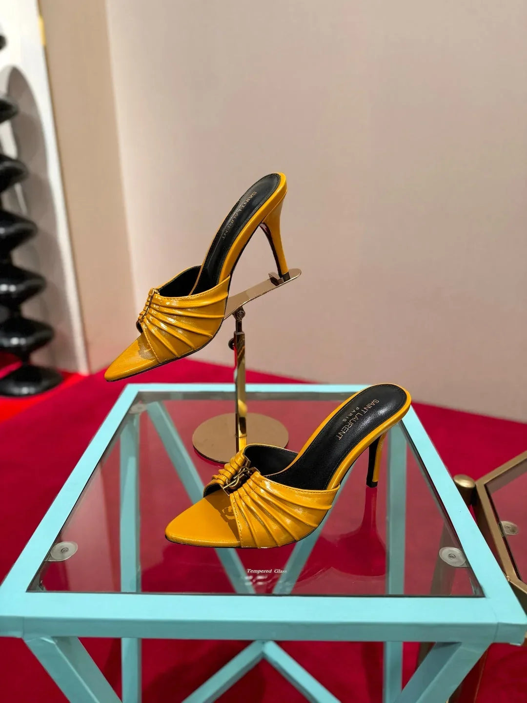YSL 2026  Sandal 10cm Smooth Calfskin 925205