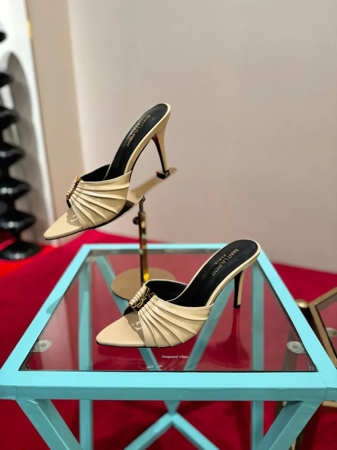 YSL 2026  Sandal 10cm Smooth Calfskin 925205