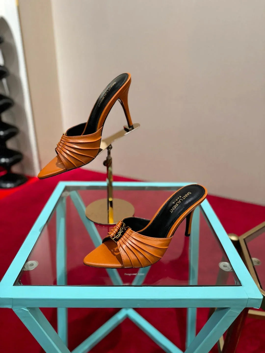 YSL 2026  Sandal 10cm Smooth Calfskin 925205