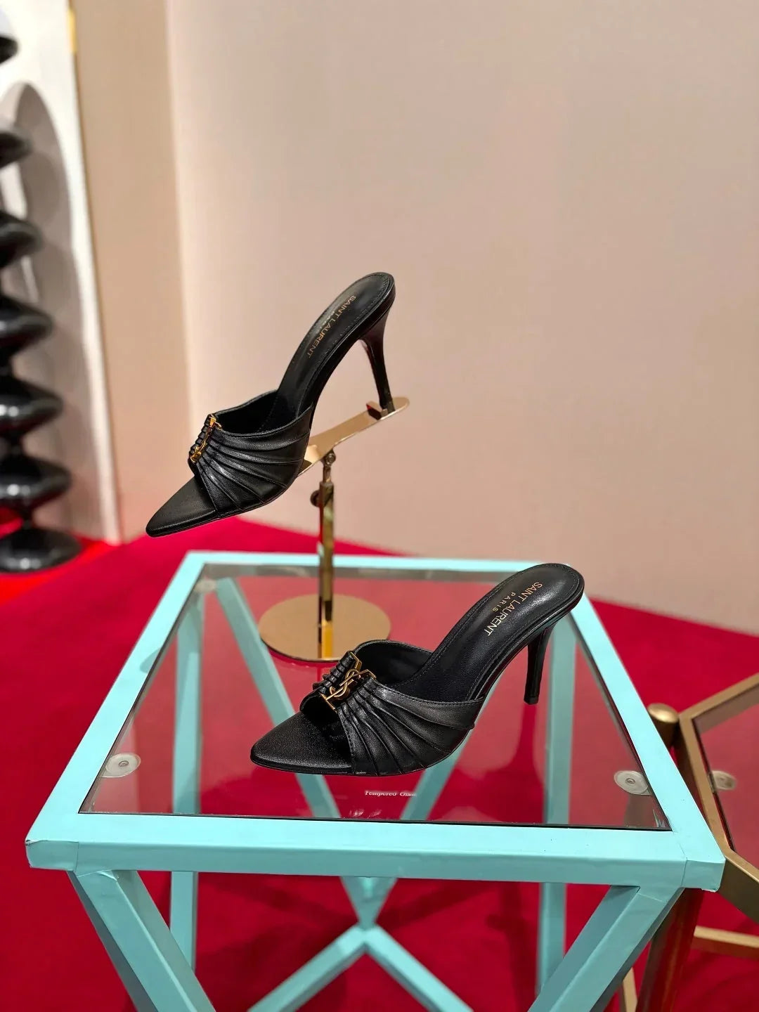 YSL 2026  Sandal 10cm Smooth Calfskin 925205