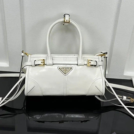 Prada 2026 Bonnie Mini Handbag 24cm Patent Leather