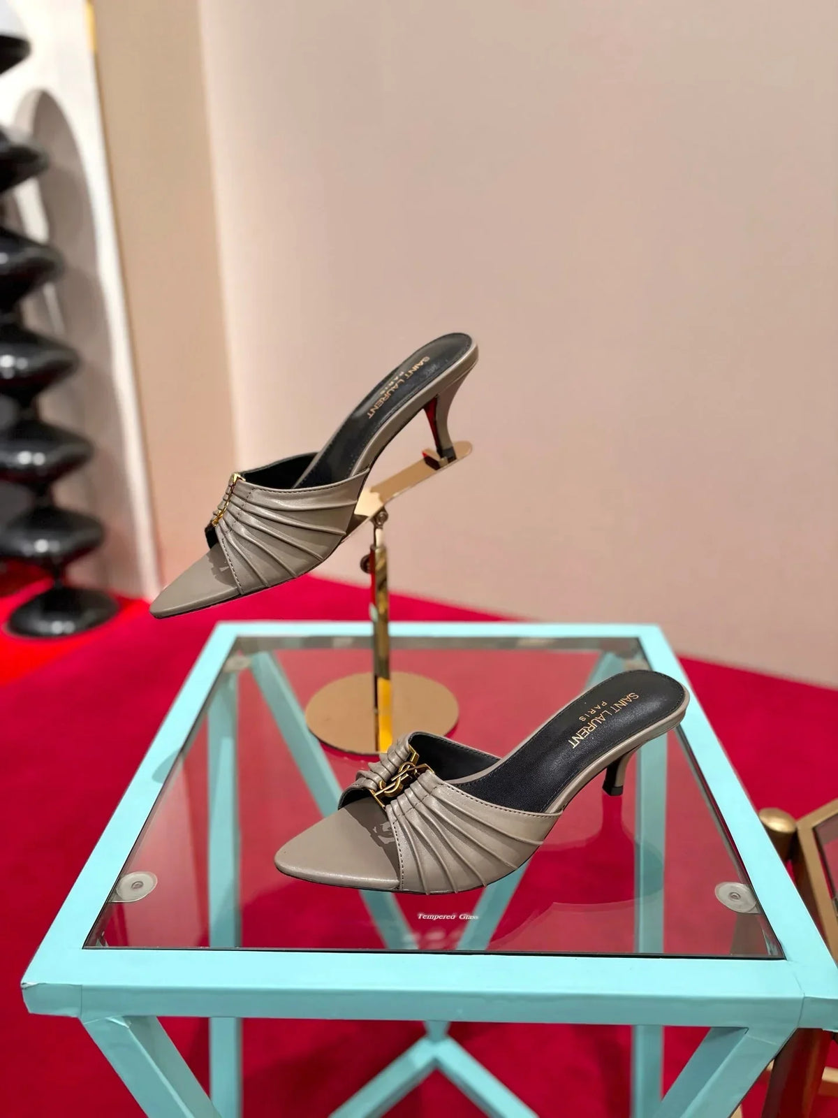YSL 2026  Sandal 6cm Smooth Calfskin 925205