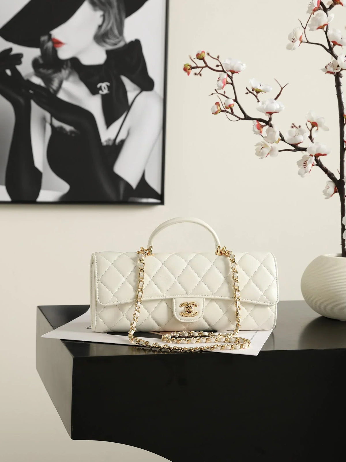 Chanel 2026 Classic Top Handle Bag 25cm Calfskin