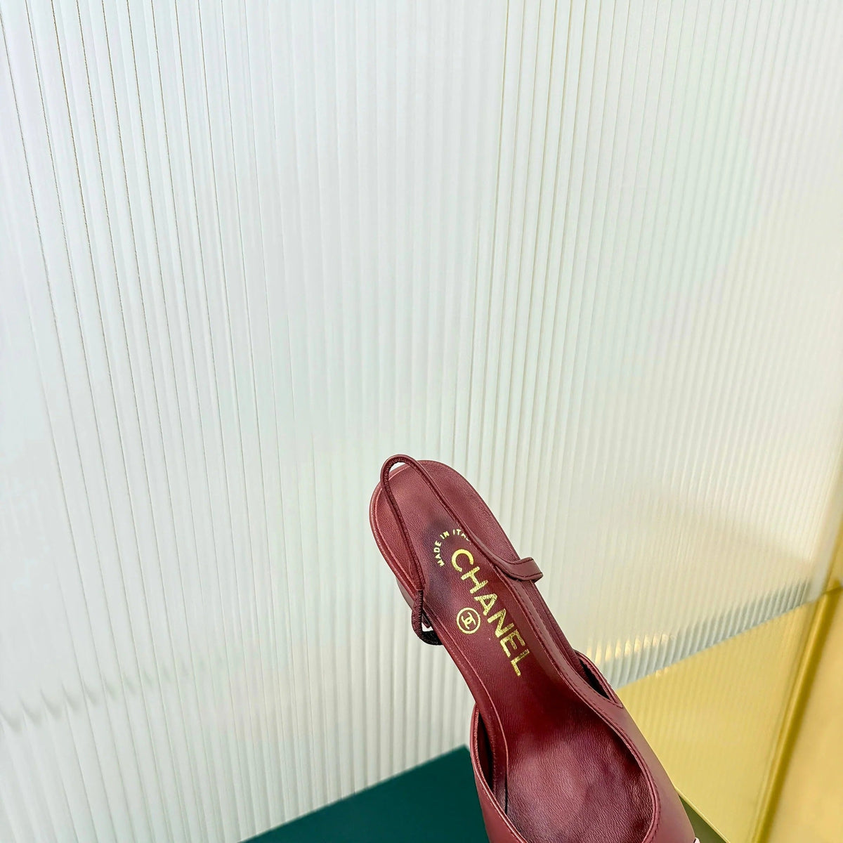 CC 26 Slingback High Heel 6.5cm Red Pink Lambskin 714023