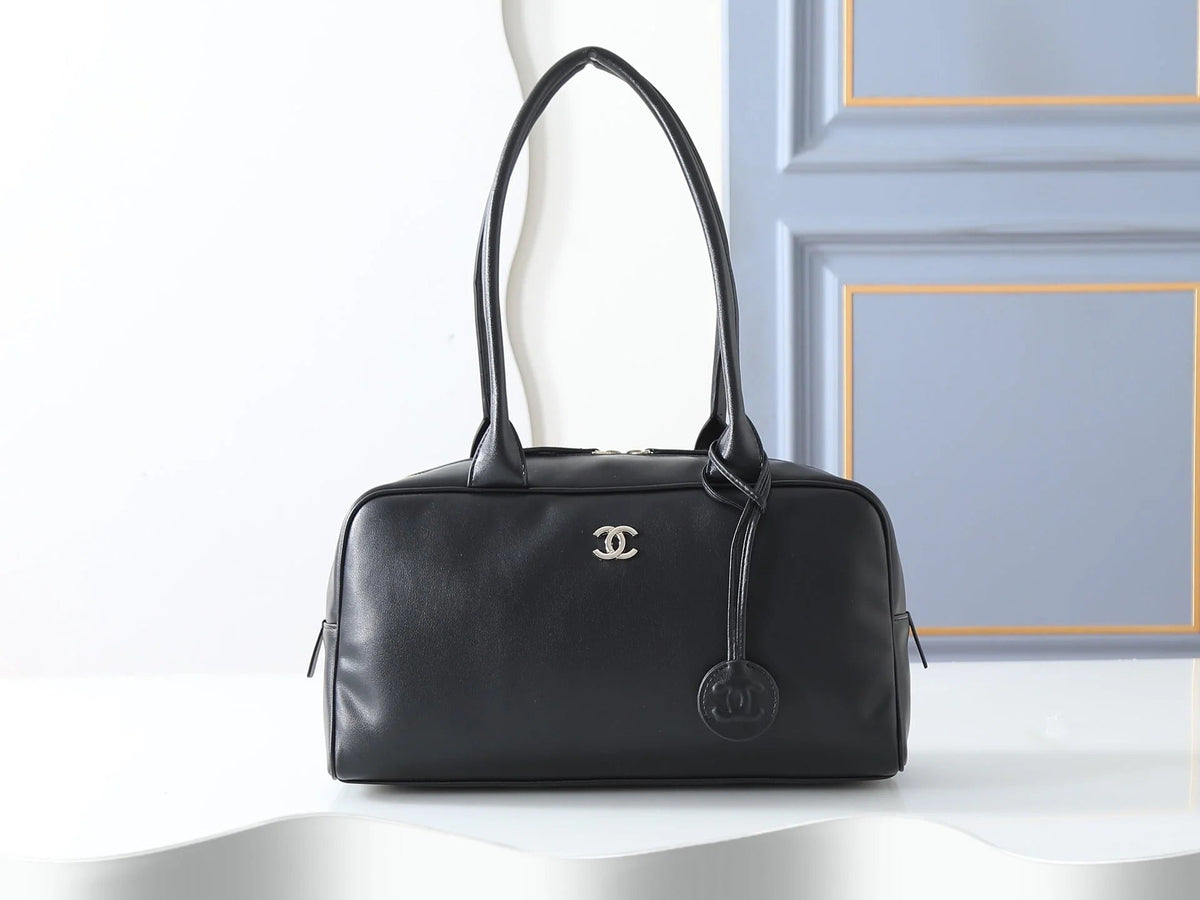 Chanel 2026 Large Bowling Bag 35.5cm Suede And Calfskin