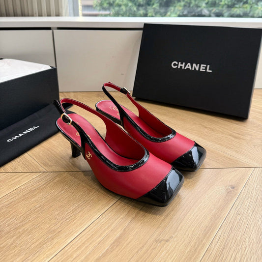 CC 26s Slingback Red Black Patent Leather 933123