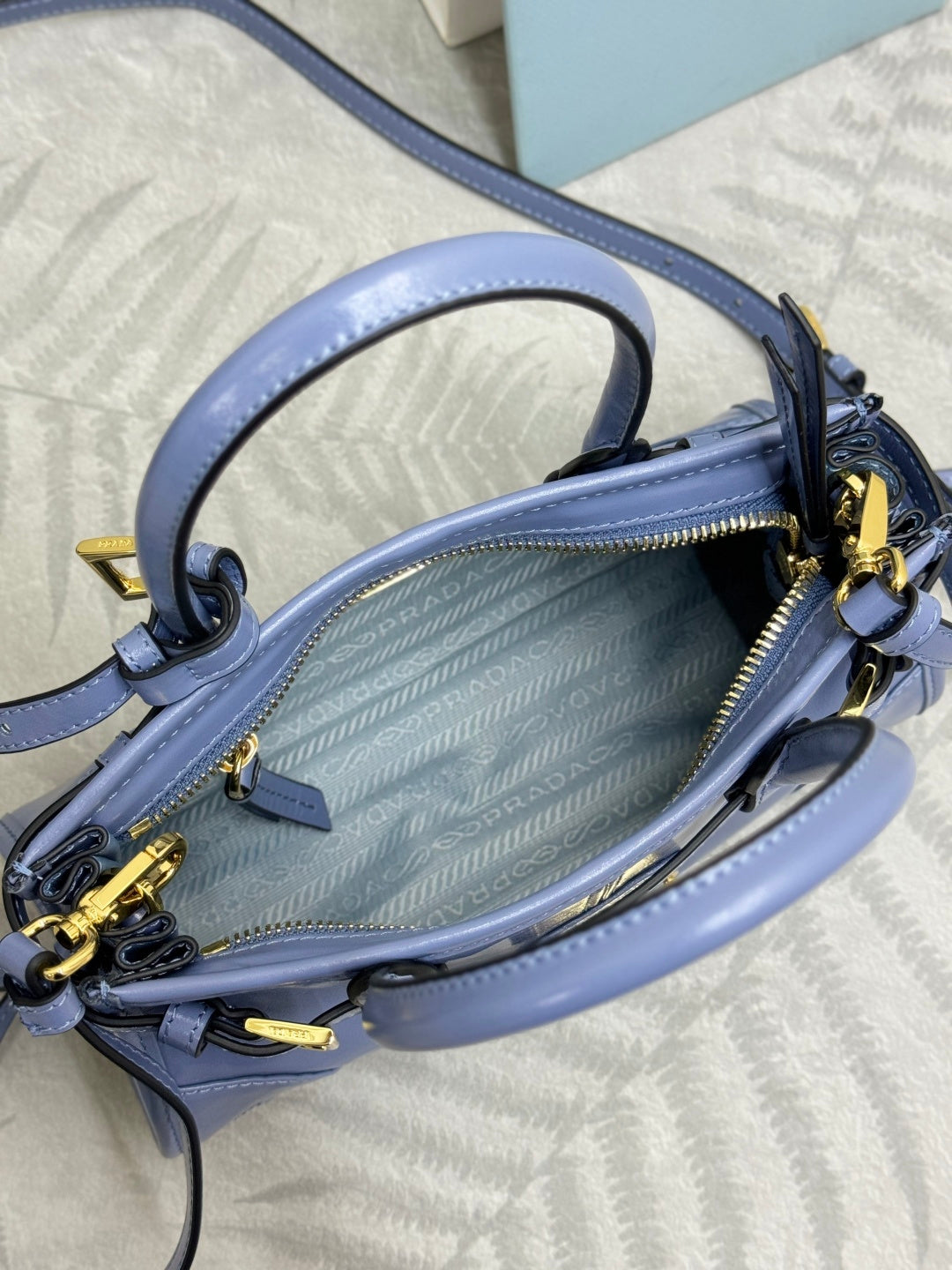 Pra Bonnie Bag 24cm Sunny Mountain Blue Leather 293948