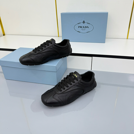 Prada Montecarlo Sneakers Black Cowhide 565696