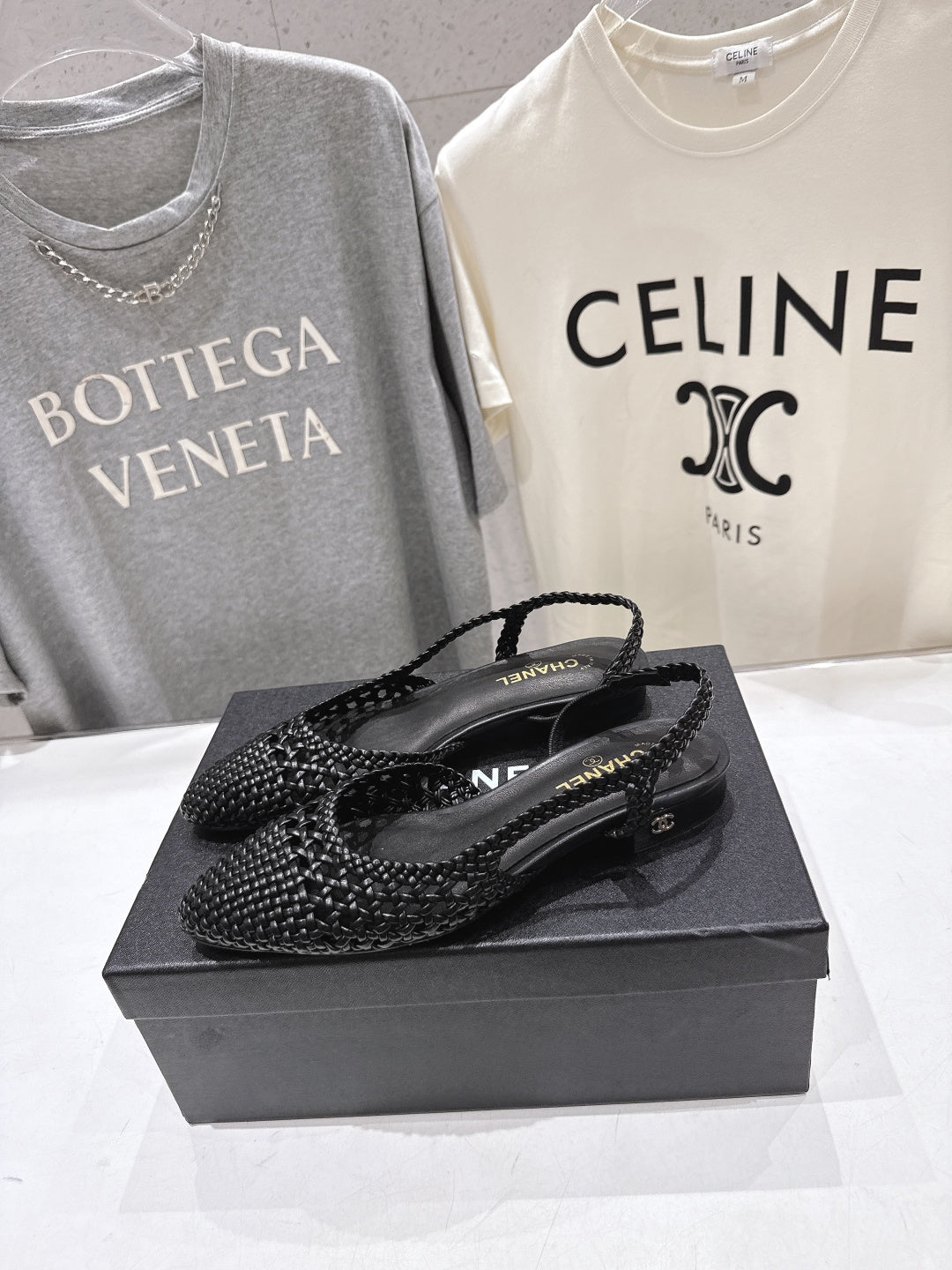 CC 26s Slingback Flat Black Distinct Woven 888093