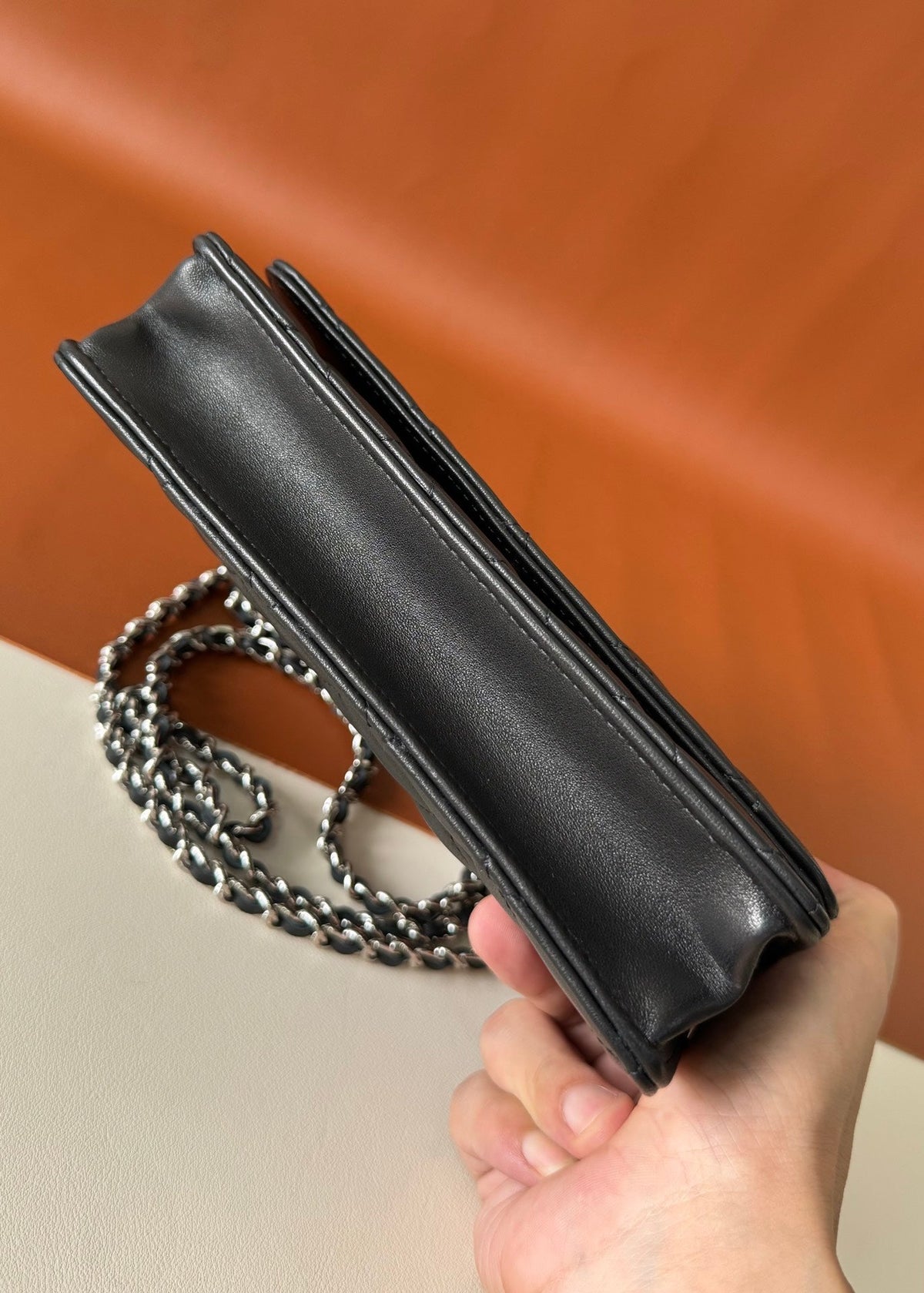 CC WOC 20cm Black Lambskin SHW 223285