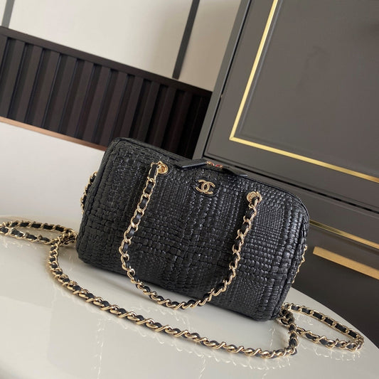 CC 26P AS4474 Mini Bowling Bag 18.5cm Black Woven