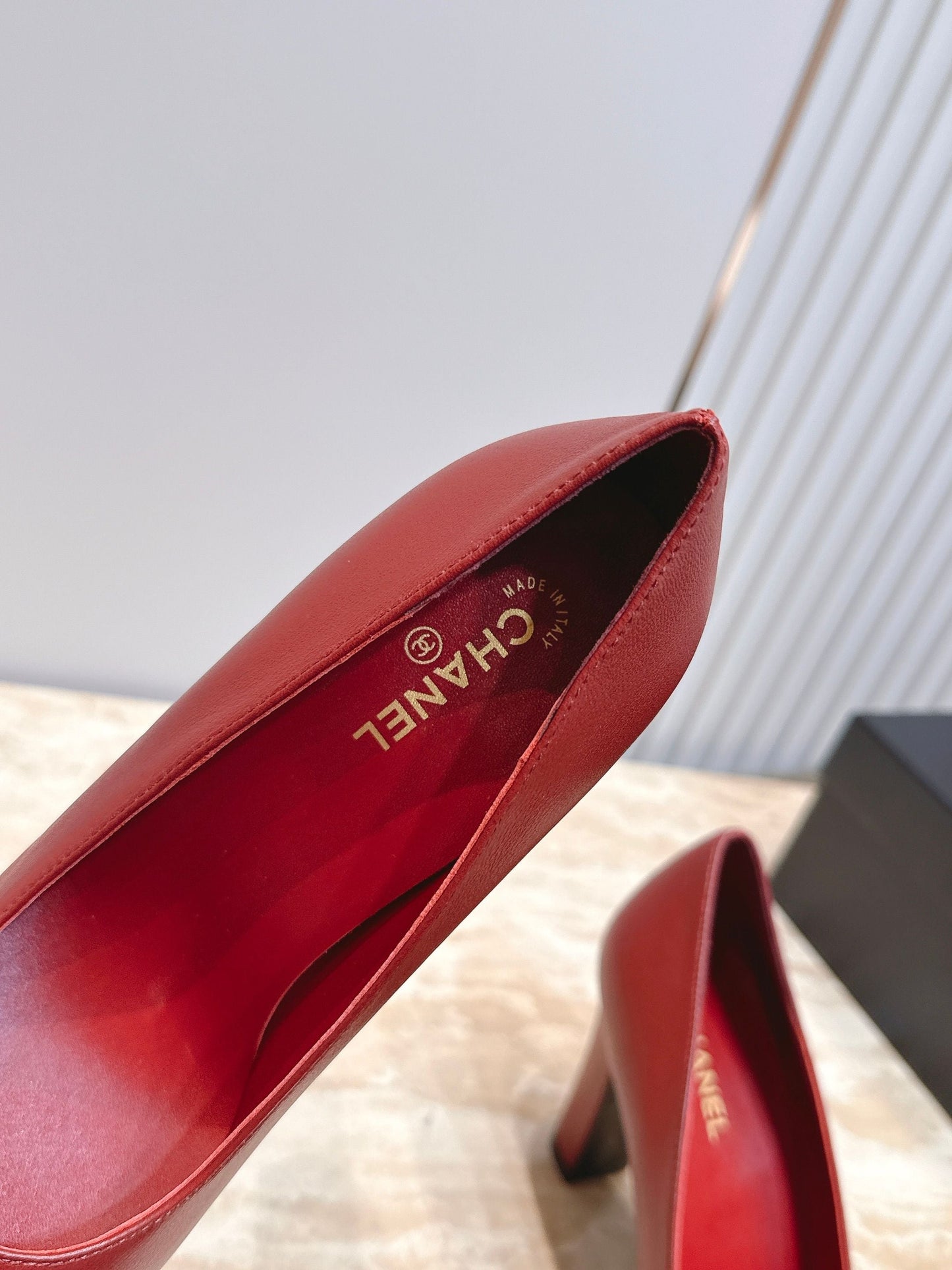 CC Métiers d’art 2026 Pumps 9.5cm Red Sheepskin 898967