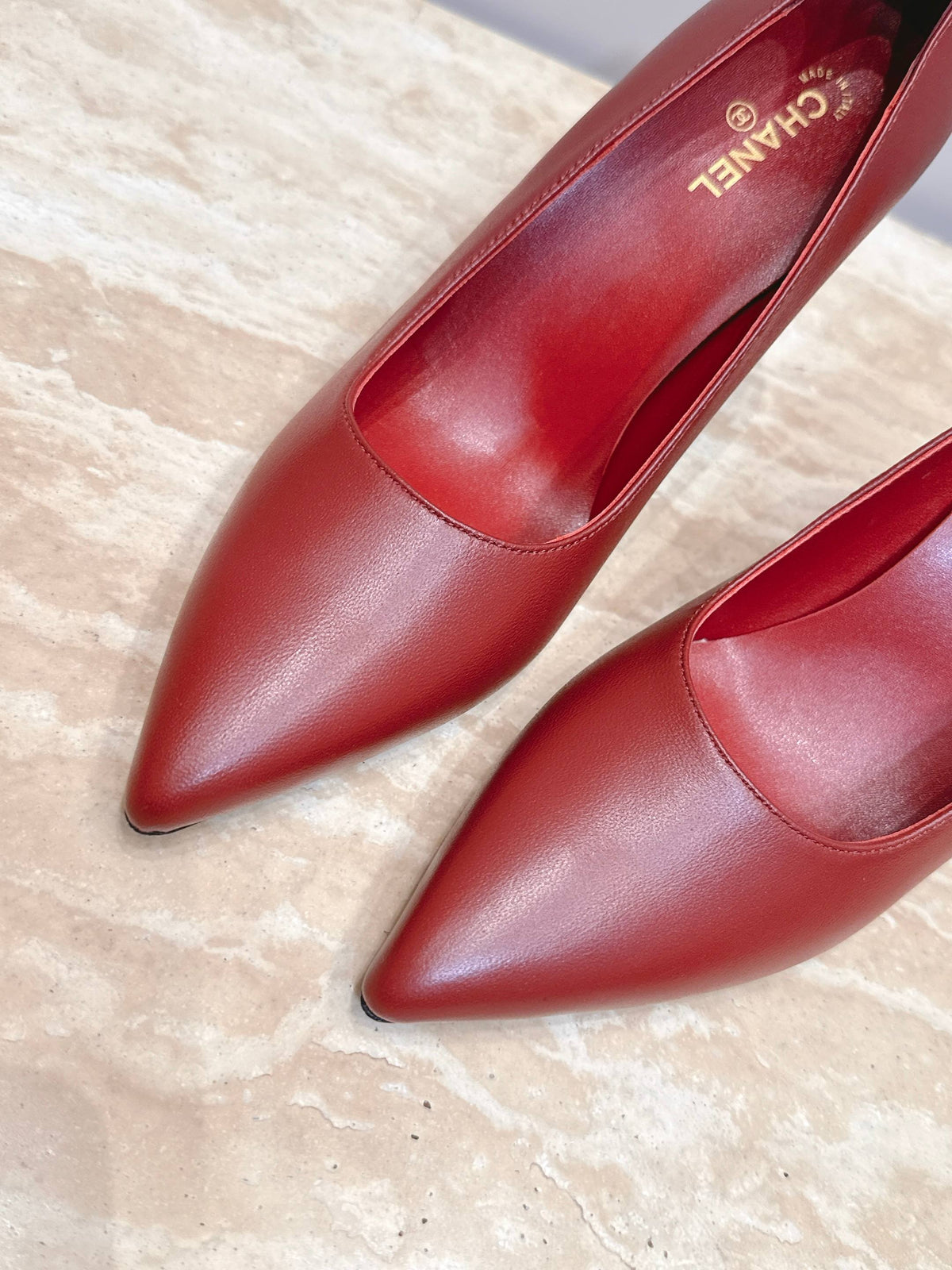 CC Métiers d’art 2026 Pumps 9.5cm Red Sheepskin 898967