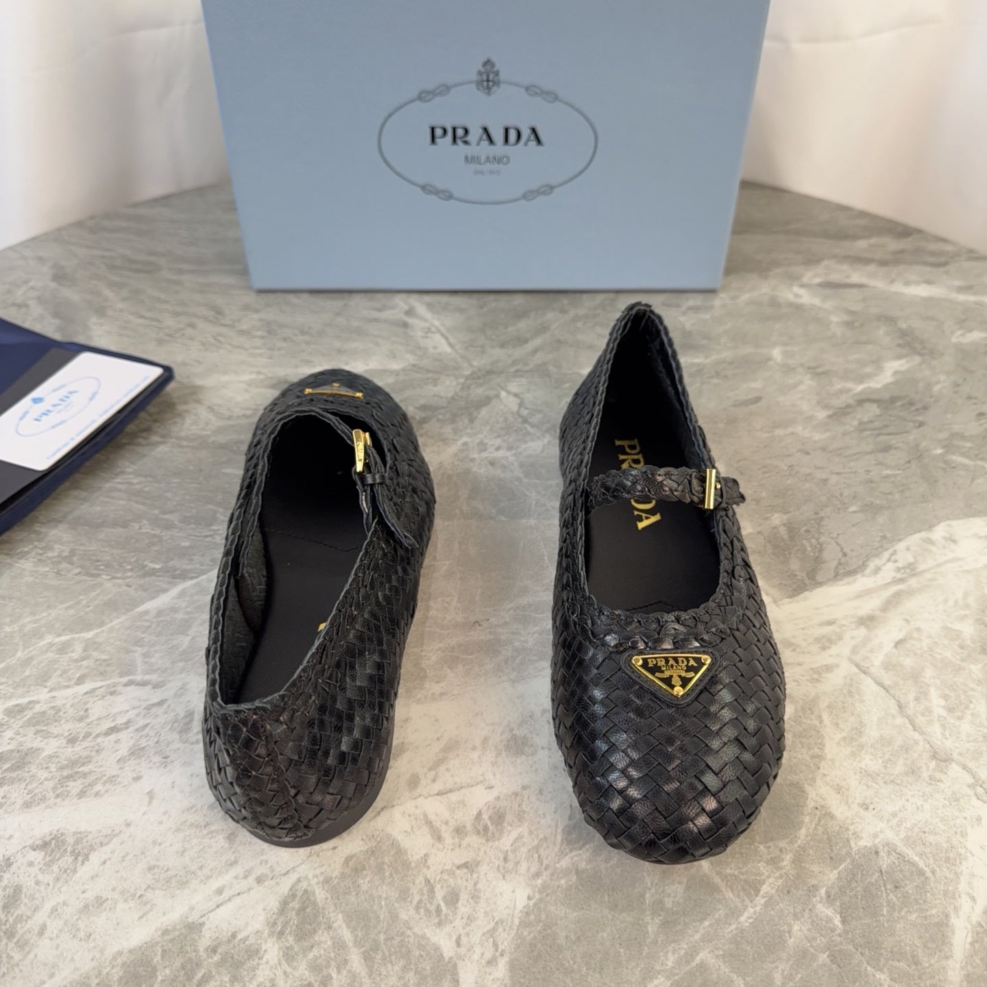 Pra 26s Ballerinas Black Leather 635153